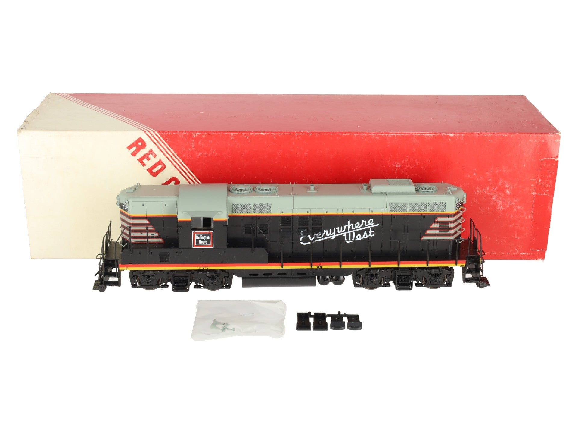 Red Caboose RC-64 O Scale Chicago Burlington & Quincy GP-9 Diesel Locomotive LN/Box