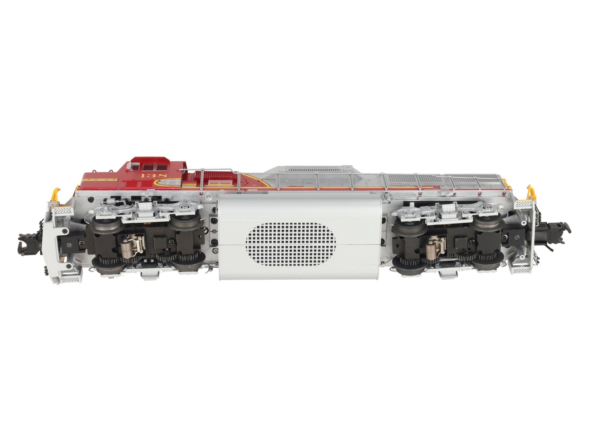 Atlas 1282-5 O Santa Fe GP60M Diesel Locomotive w/TMCC #138 - 3 Rail EX/Box