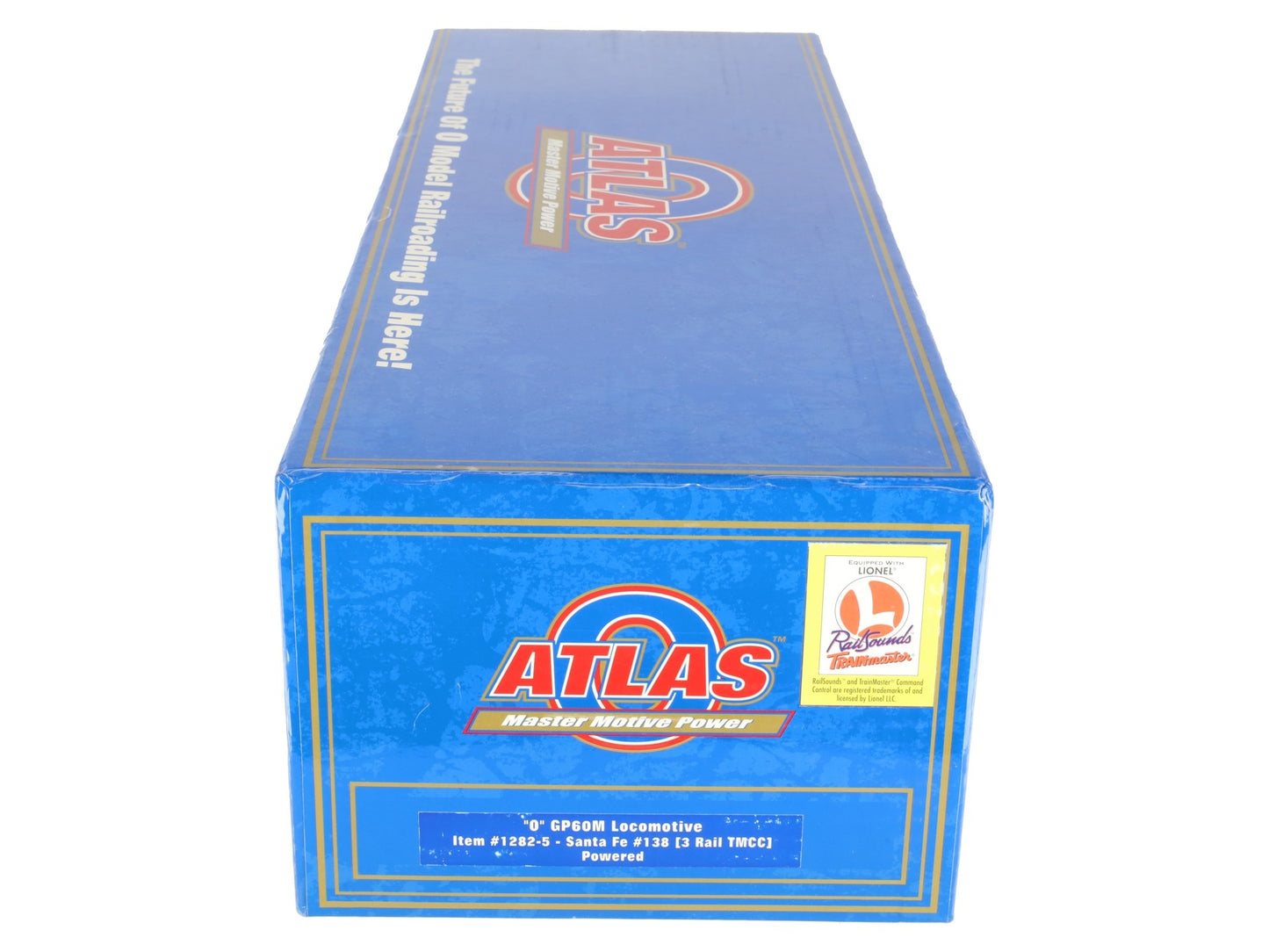 Atlas 1282-5 O Santa Fe GP60M Diesel Locomotive w/TMCC #138 - 3 Rail EX/Box