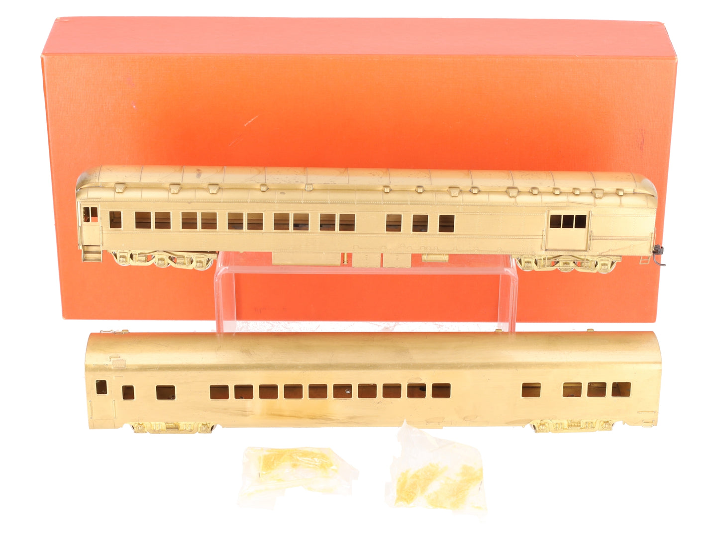 Nickel Plate Products BRASS HO CNW Baggage/Parlor Cars - Unpainted EX/Box