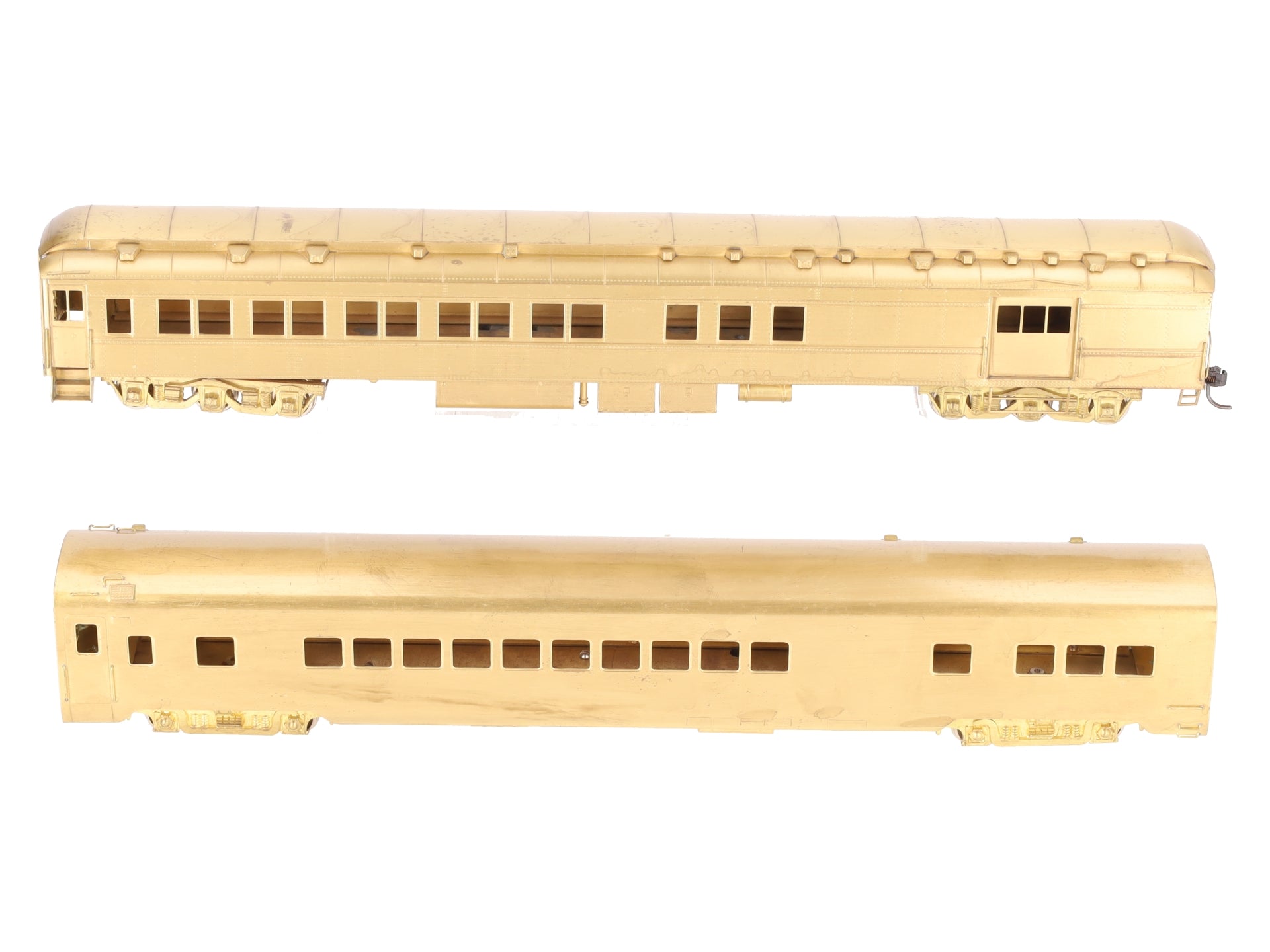 Nickel Plate Products BRASS HO CNW Baggage/Parlor Cars - Unpainted EX/Box