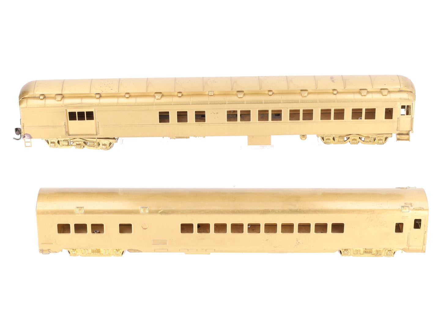 Nickel Plate Products BRASS HO CNW Baggage/Parlor Cars - Unpainted EX/Box