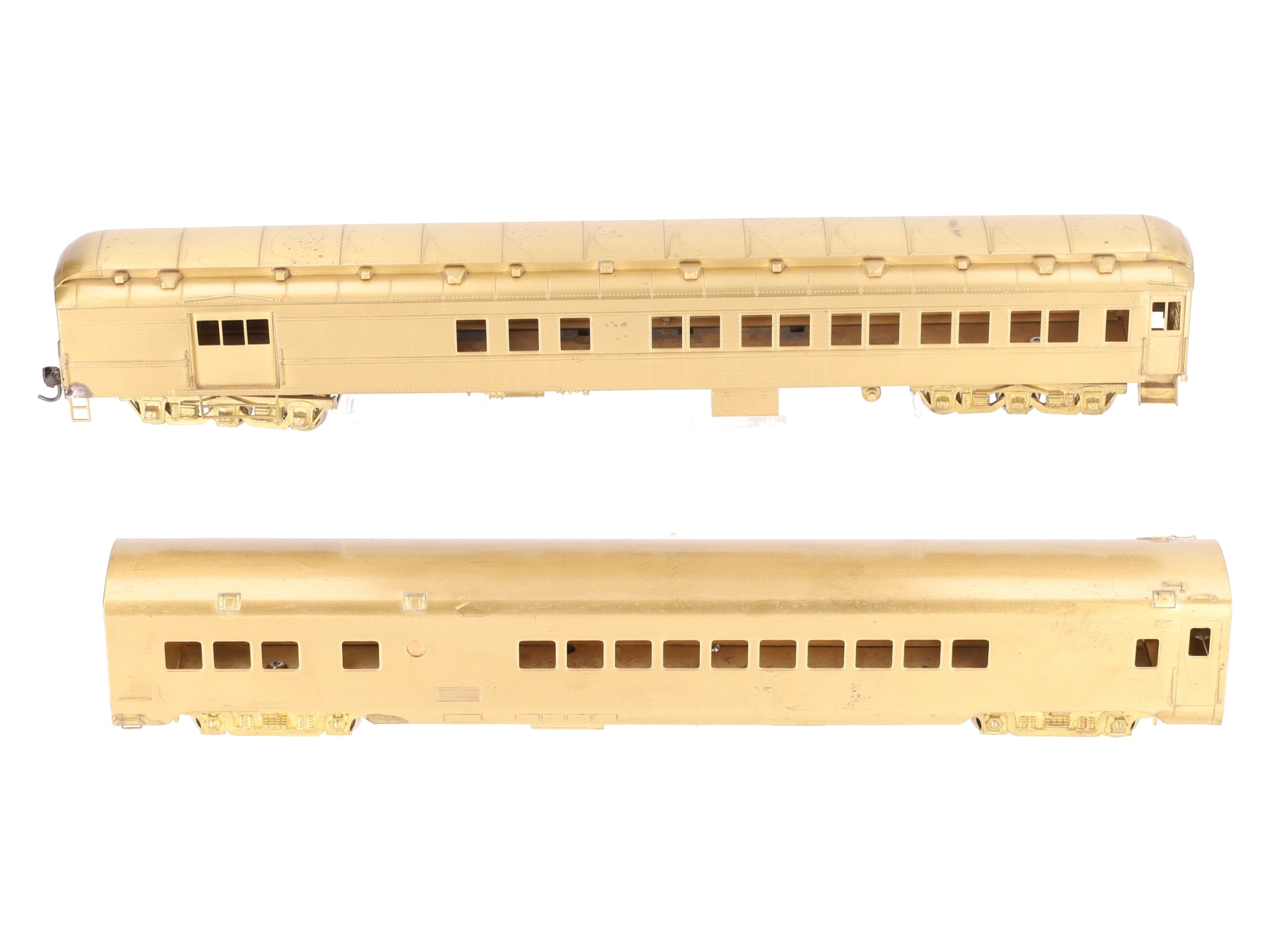 Nickel Plate Products BRASS HO CNW Baggage/Parlor Cars - Unpainted EX/Box