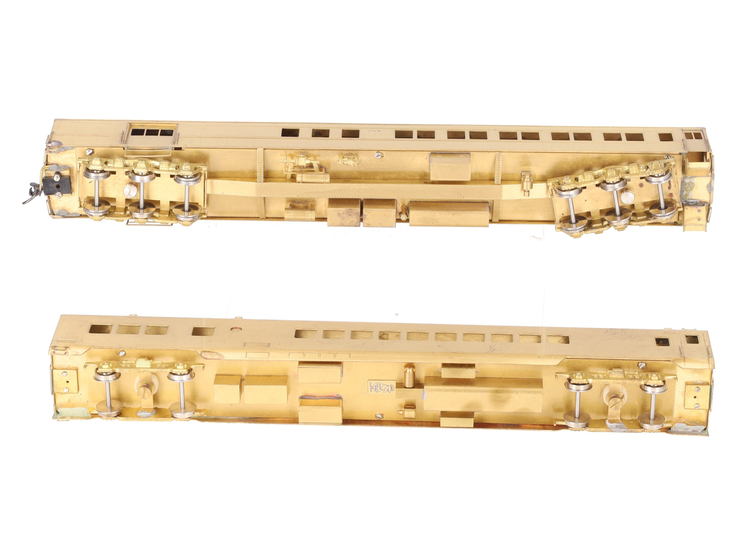 Nickel Plate Products BRASS HO CNW Baggage/Parlor Cars - Unpainted EX/Box