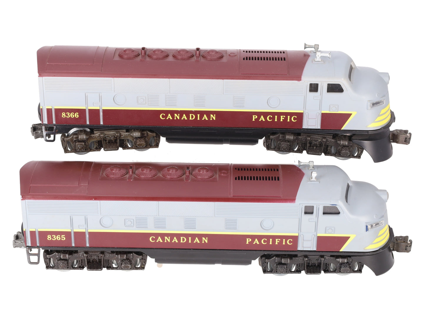 Lionel 6-8365/6-8366 O Gauge MPC Canadian Pacific F3 AA Diesel Set EX