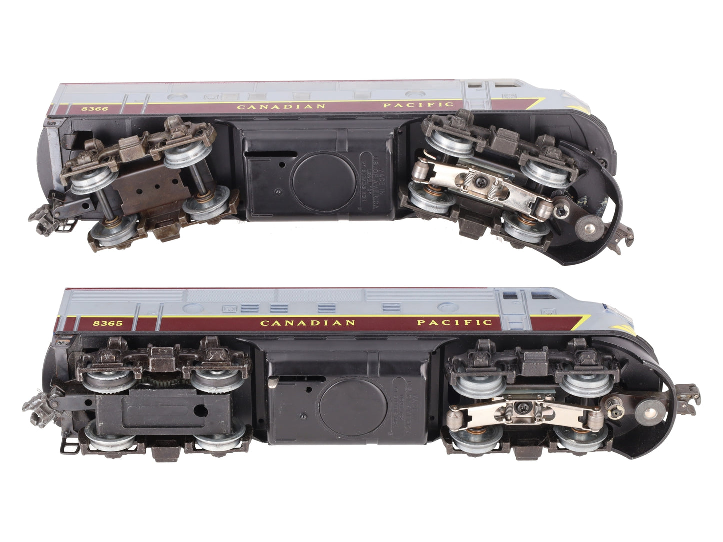 Lionel 6-8365/6-8366 O Gauge MPC Canadian Pacific F3 AA Diesel Set EX