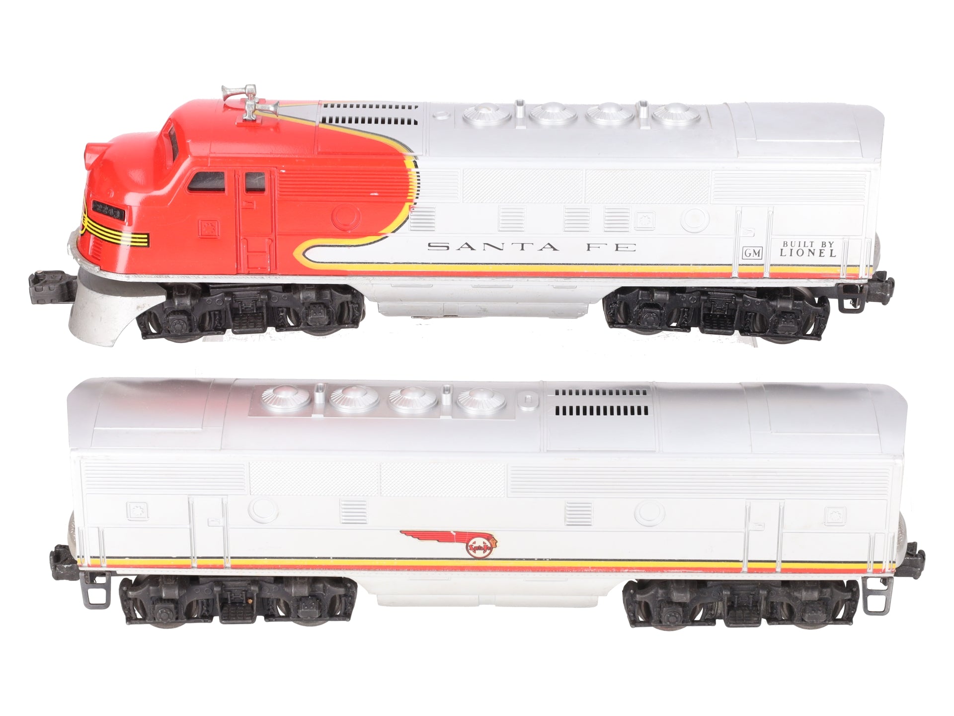Lionel 2243 Vintage O Santa Fe F-3 AB Diesel Set VG/Box