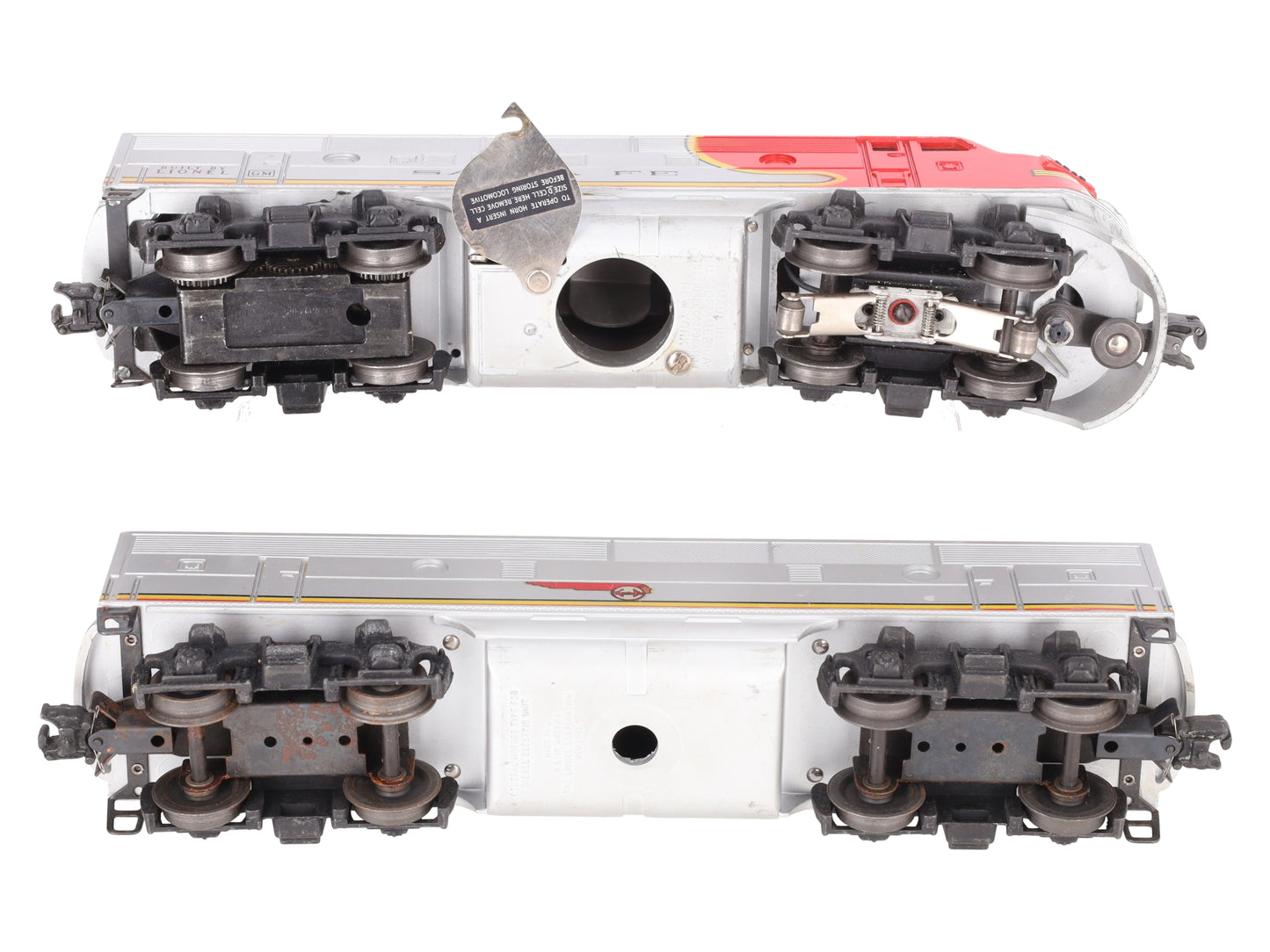 Lionel 2243 Vintage O Santa Fe F-3 AB Diesel Set VG/Box