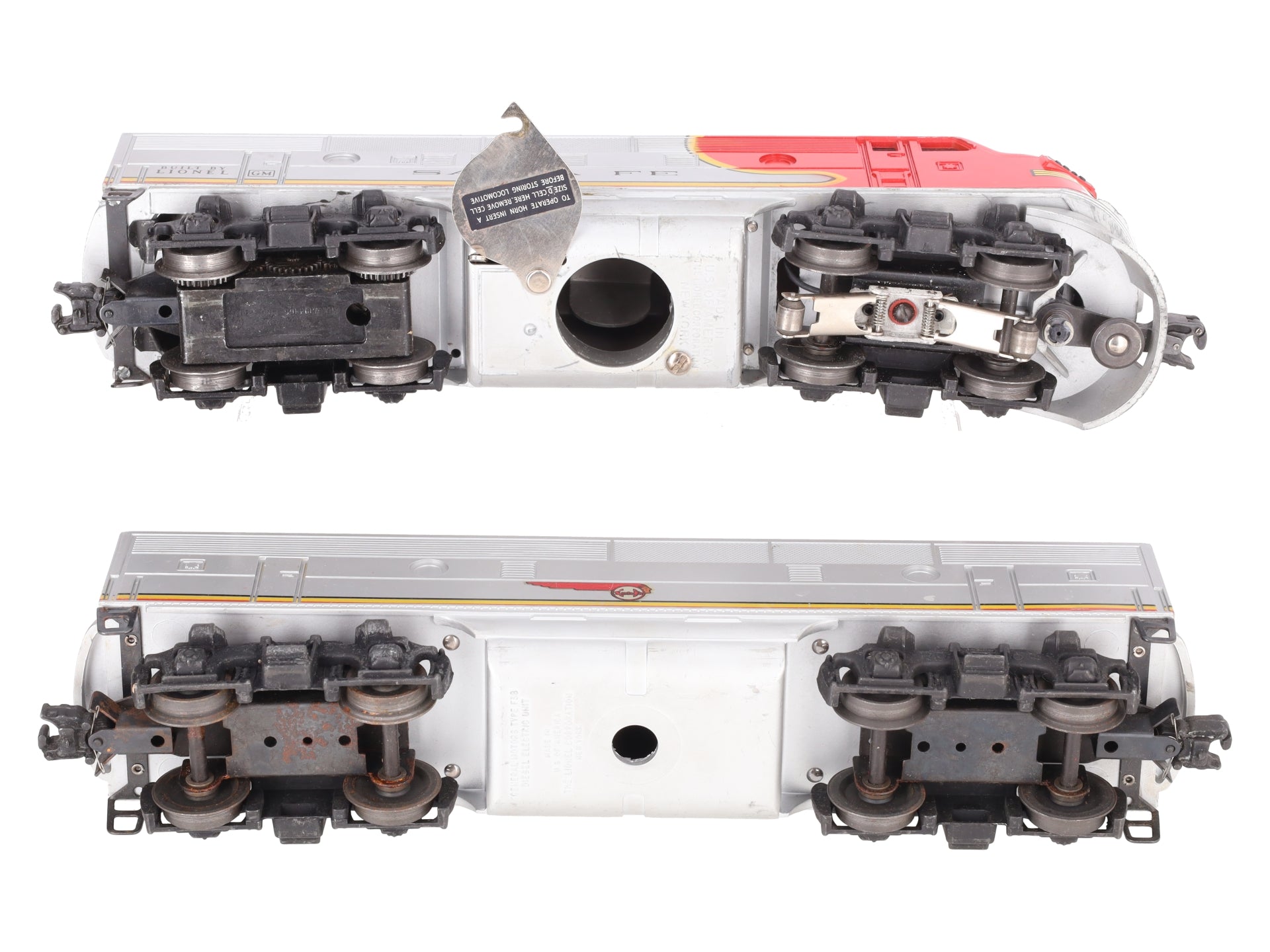Lionel 2243 Vintage O Santa Fe F-3 AB Diesel Set VG/Box