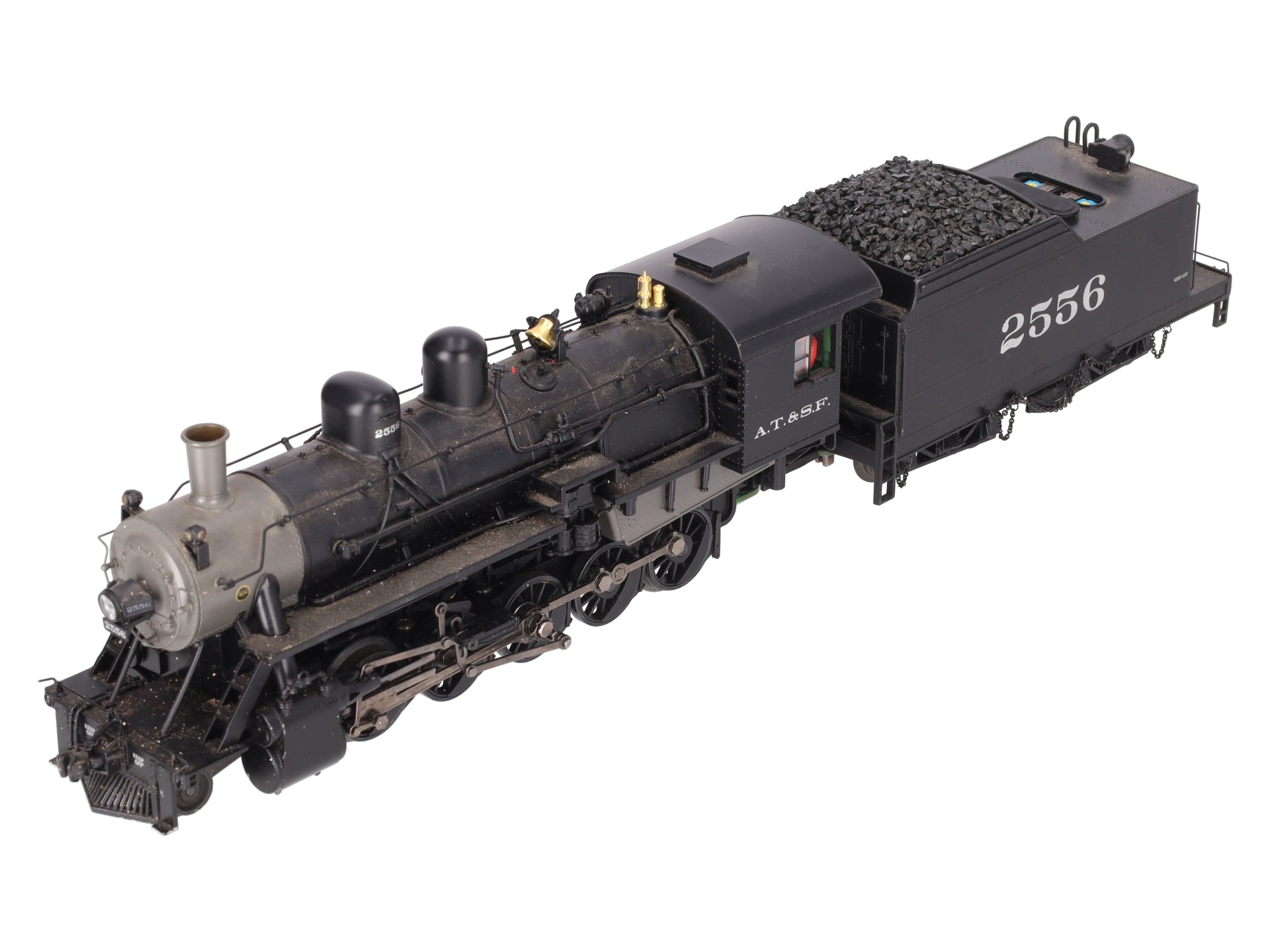 MTH 20-80008A O Gauge Santa Fe 2-10-0 Russian Decapod Steam Engine w/PS2 EX/Box