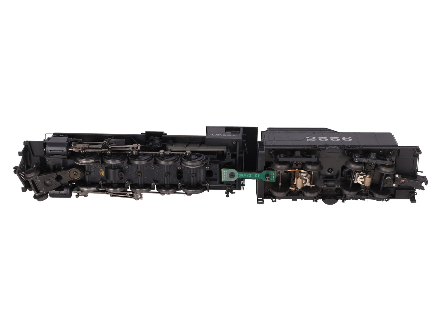 MTH 20-80008A O Gauge Santa Fe 2-10-0 Russian Decapod Steam Engine w/PS2 EX/Box