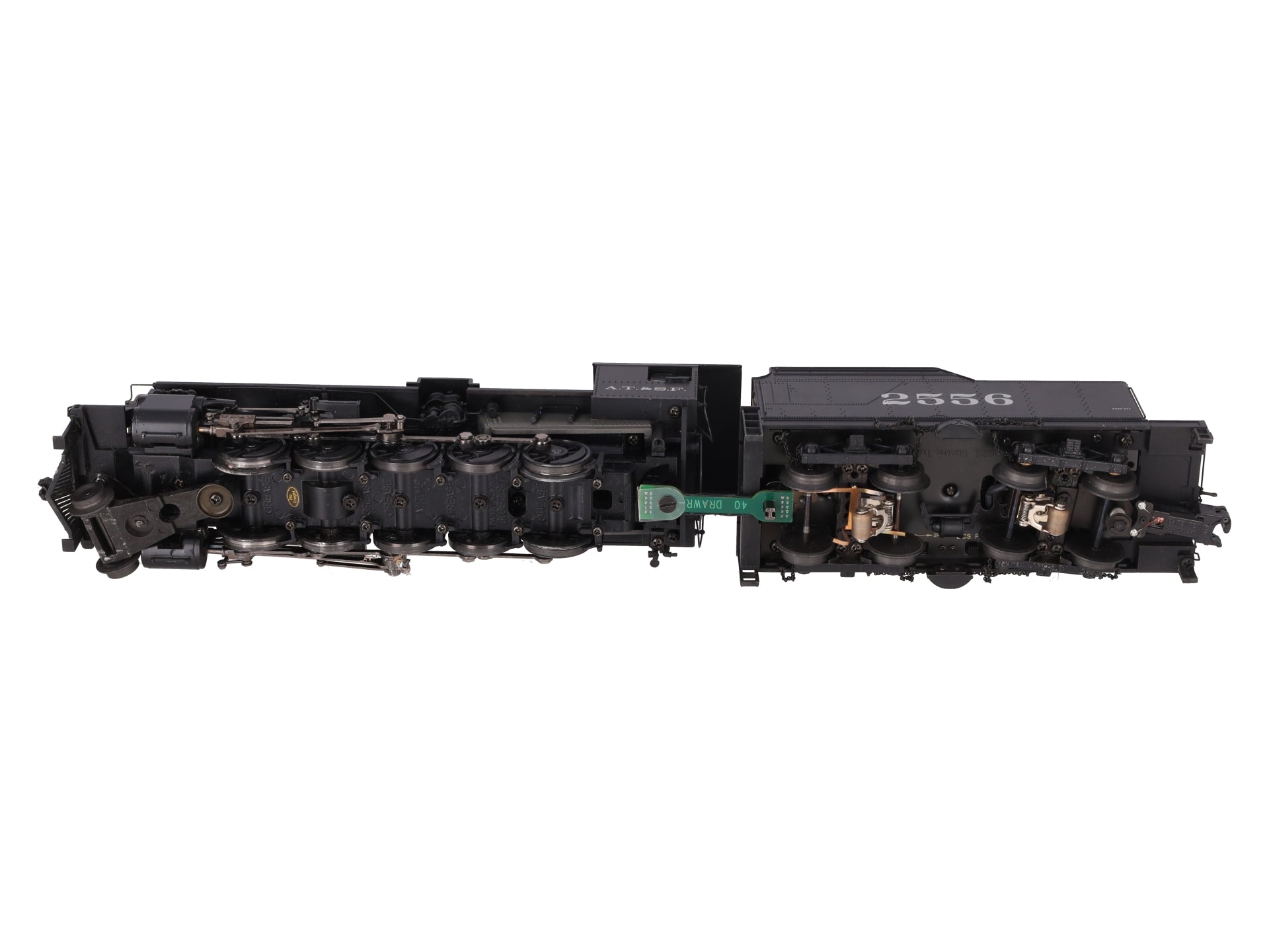 MTH 20-80008A O Gauge Santa Fe 2-10-0 Russian Decapod Steam Engine w/PS2 EX/Box