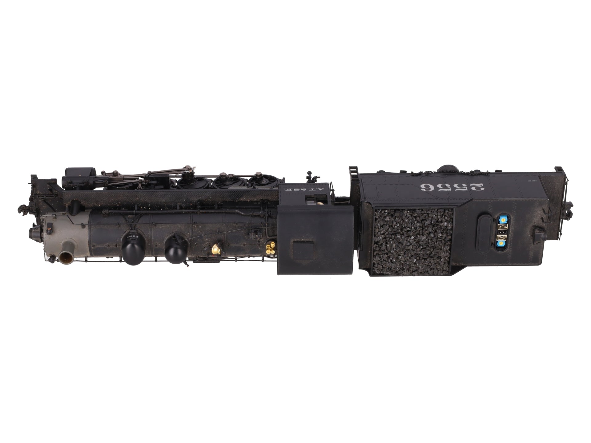 MTH 20-80008A O Gauge Santa Fe 2-10-0 Russian Decapod Steam Engine w/PS2 EX/Box