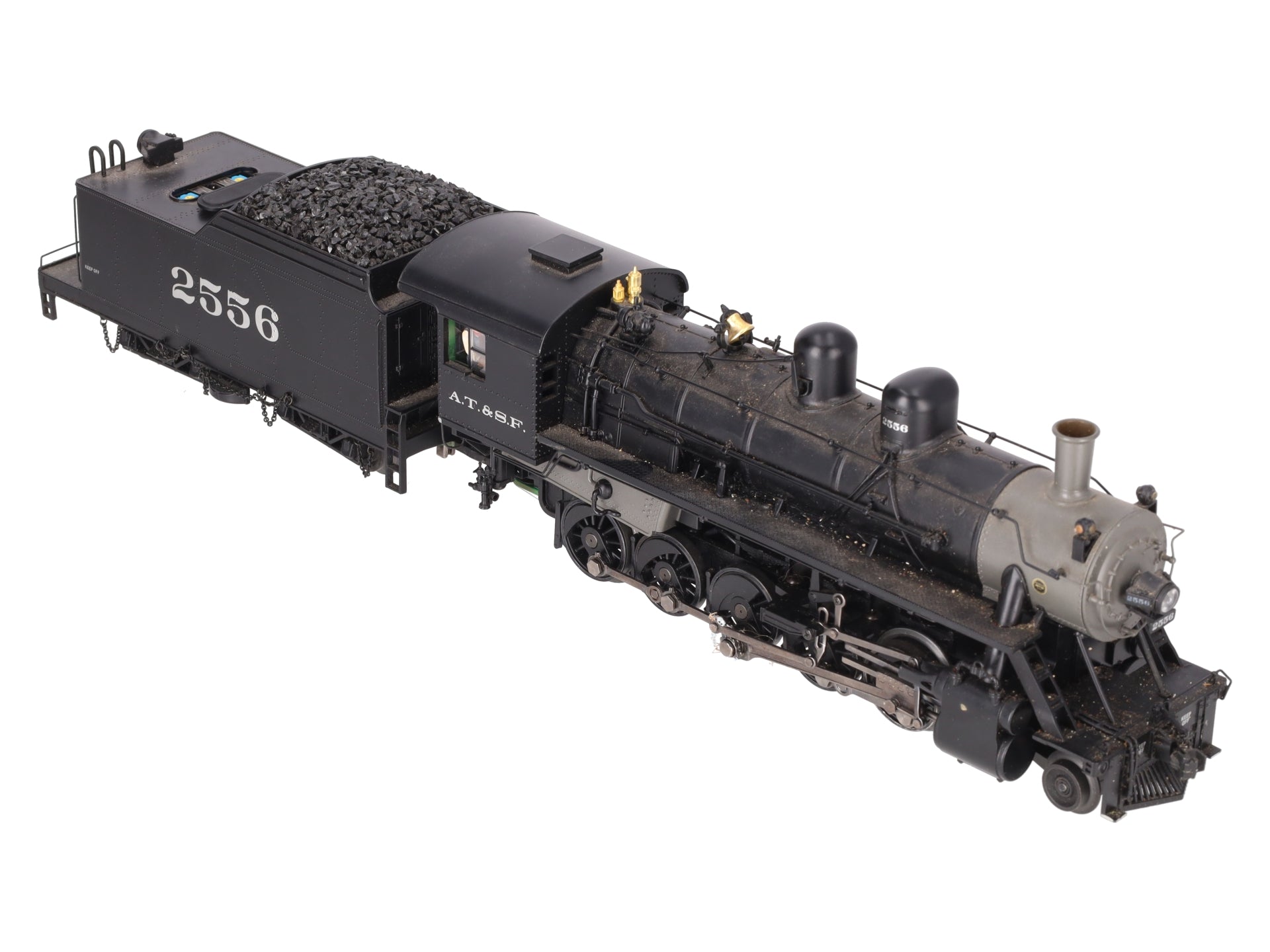 MTH 20-80008A O Gauge Santa Fe 2-10-0 Russian Decapod Steam Engine w/PS2 EX/Box