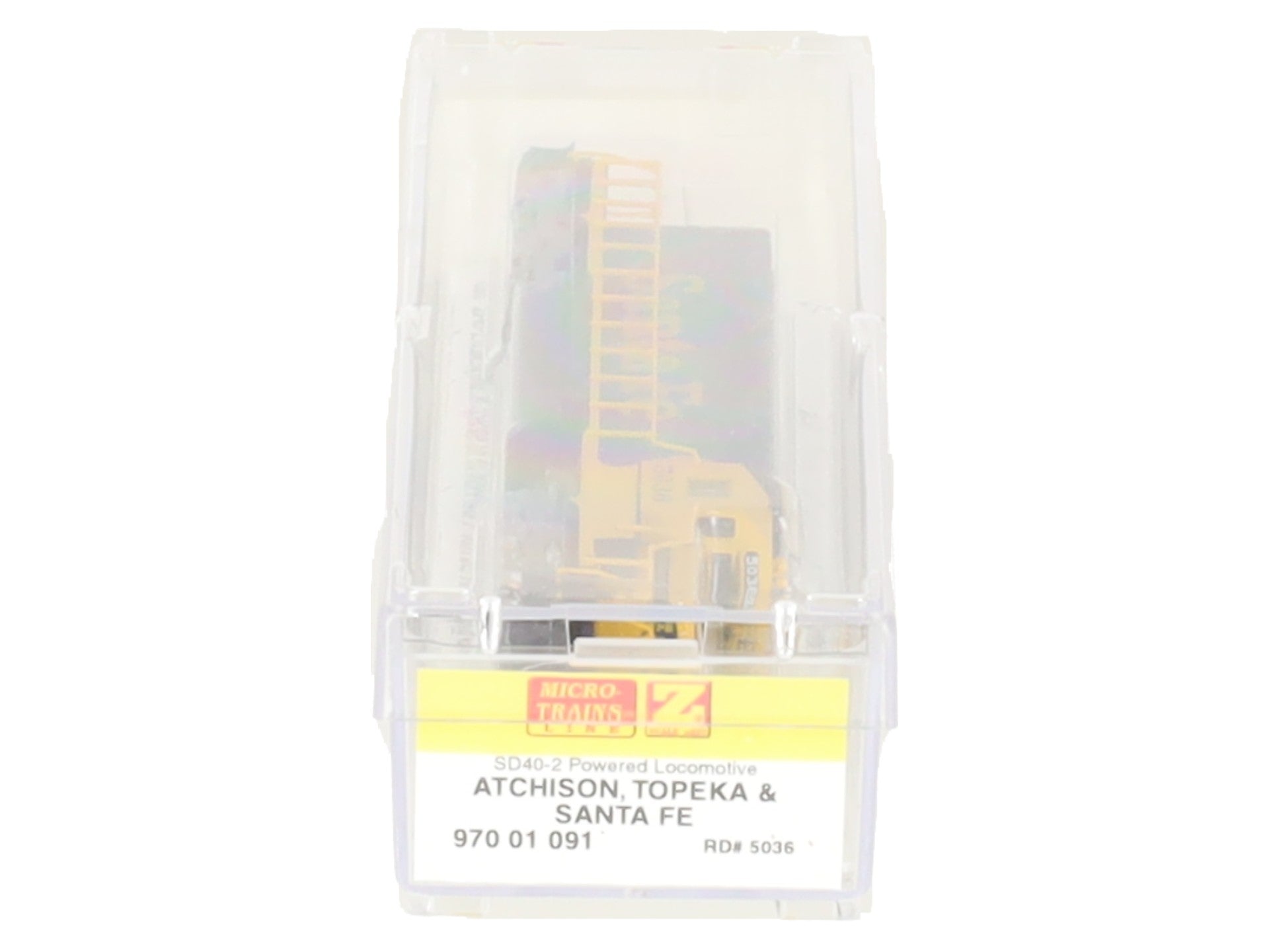 Micro-Trains 97001091 Z Scale Santa Fe SD40-2 Powered Diesel Locomotive #5036 LN/Box