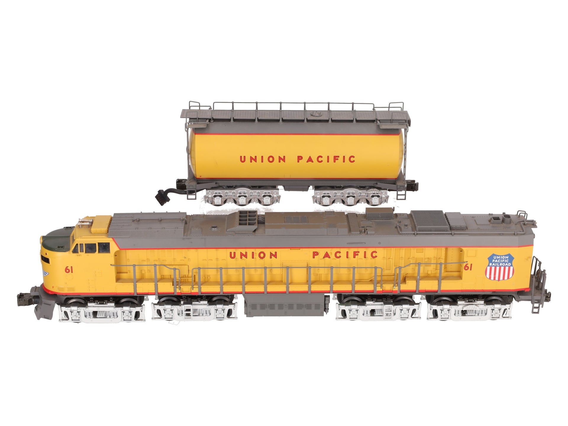 MTH 20-2185-1 O Union Pacific Veranda Turbine Locomotive w/PS2 #61 VG/Box