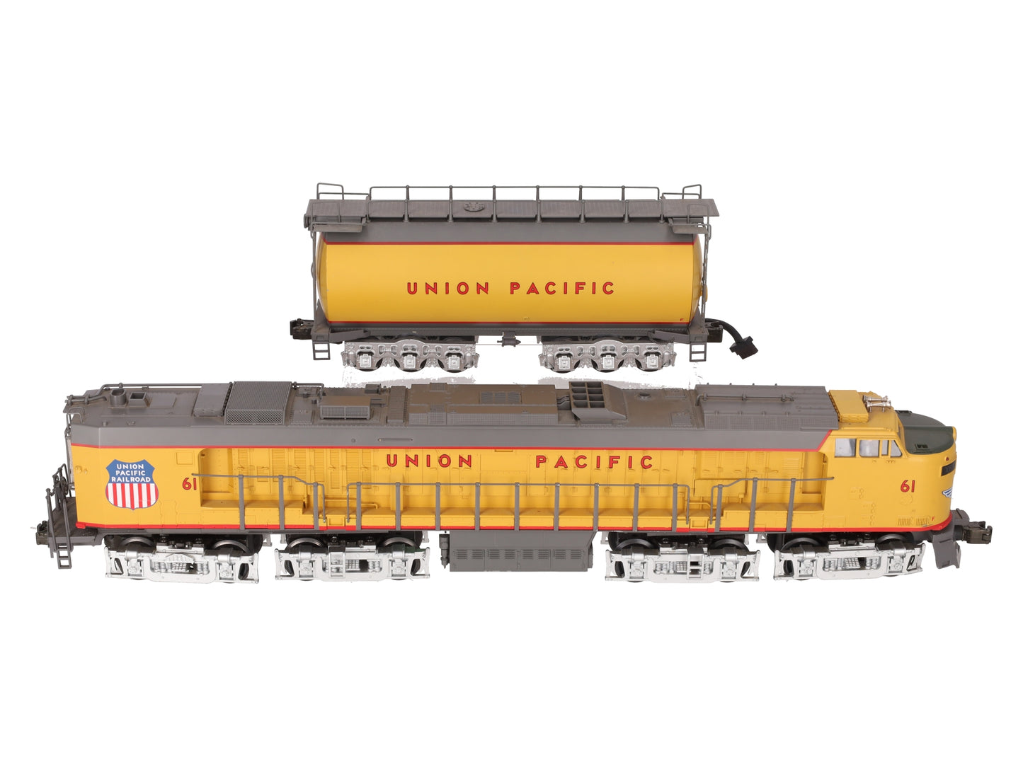 MTH 20-2185-1 O Union Pacific Veranda Turbine Locomotive w/PS2 #61 VG/Box