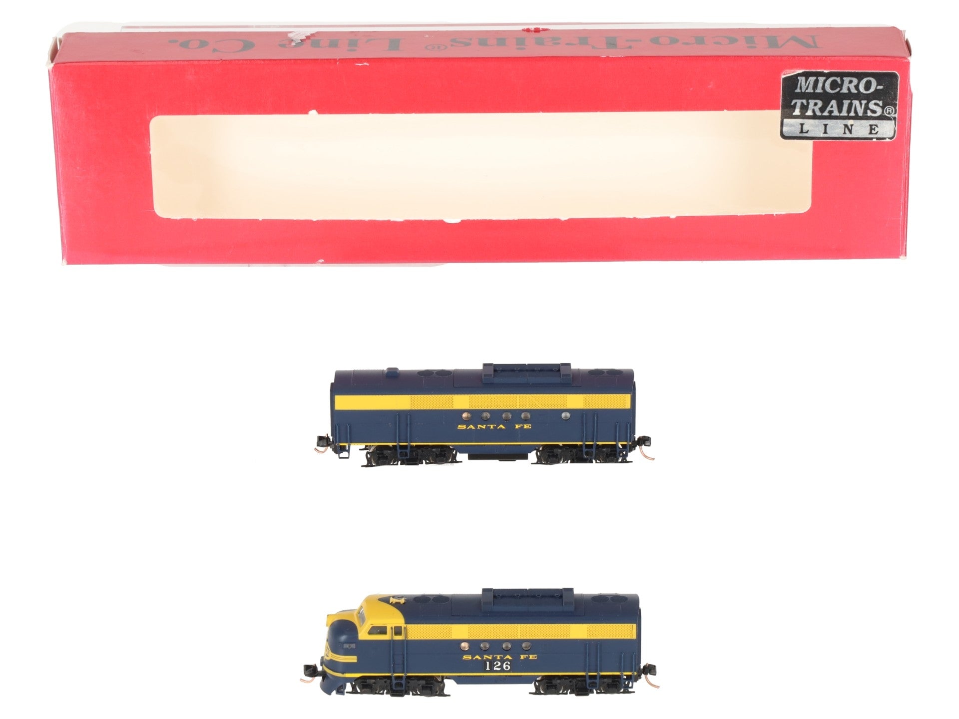 Micro-Trains 99200011 N ATSF FT A/B Powered Diesel Locomotive Set #126 w DCC VG/Box