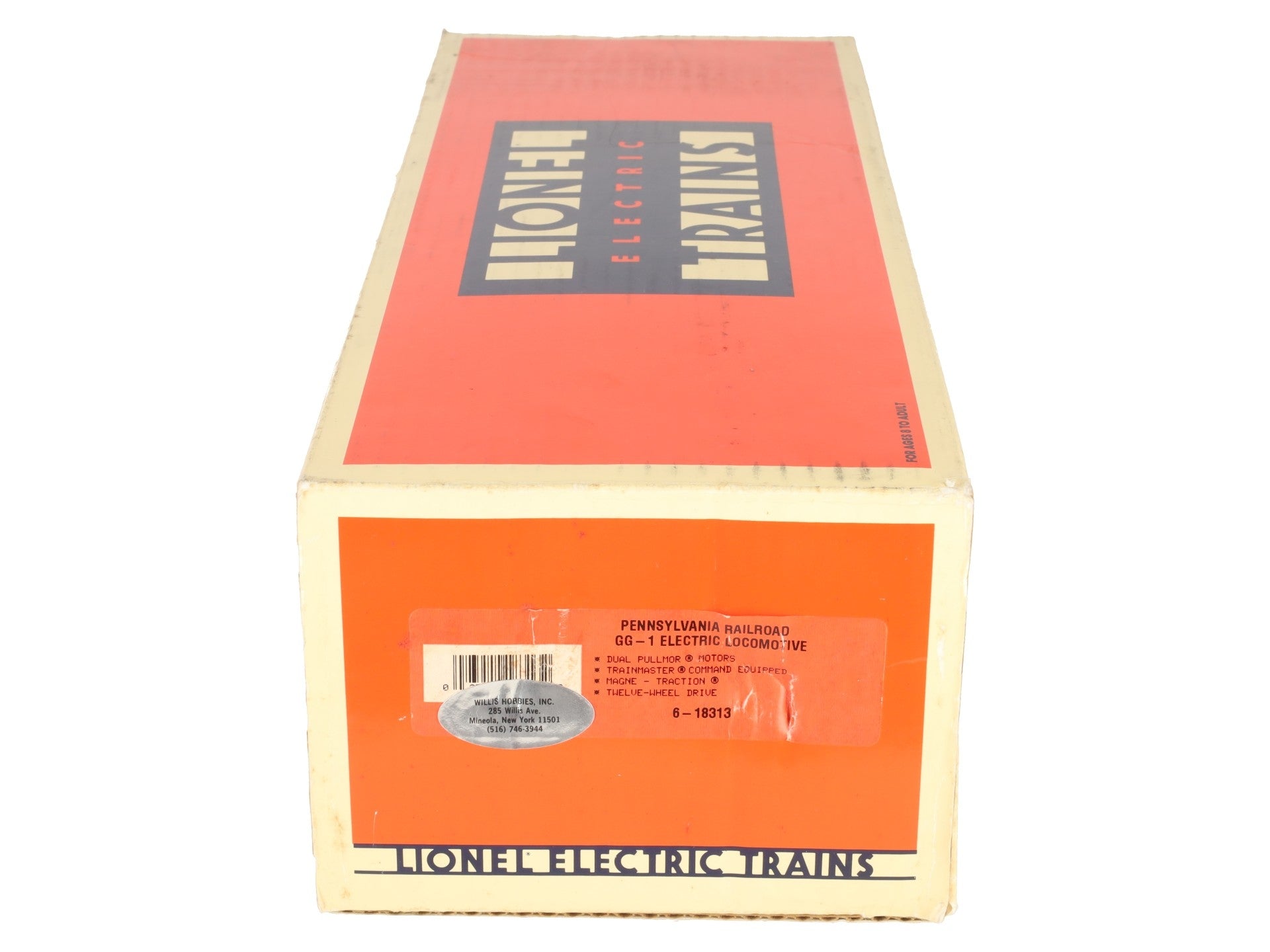 Lionel 6-18313 O Gauge Pennsylvania GG-1 Electric Locomotive #4907 with TMCC EX/Box