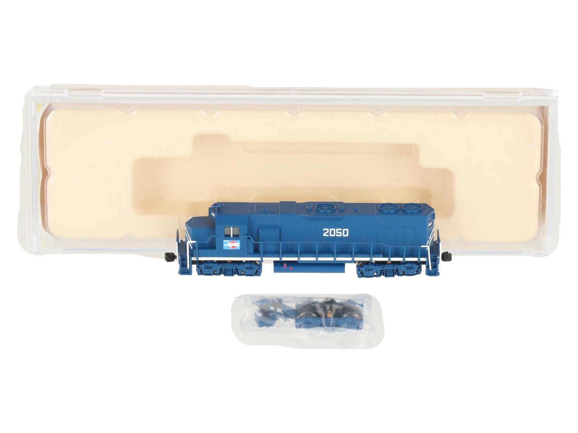 American Z-Line 62516-1 Z Scale MoPac GP38-2 Diesel Locomotive #2050 LN/Box