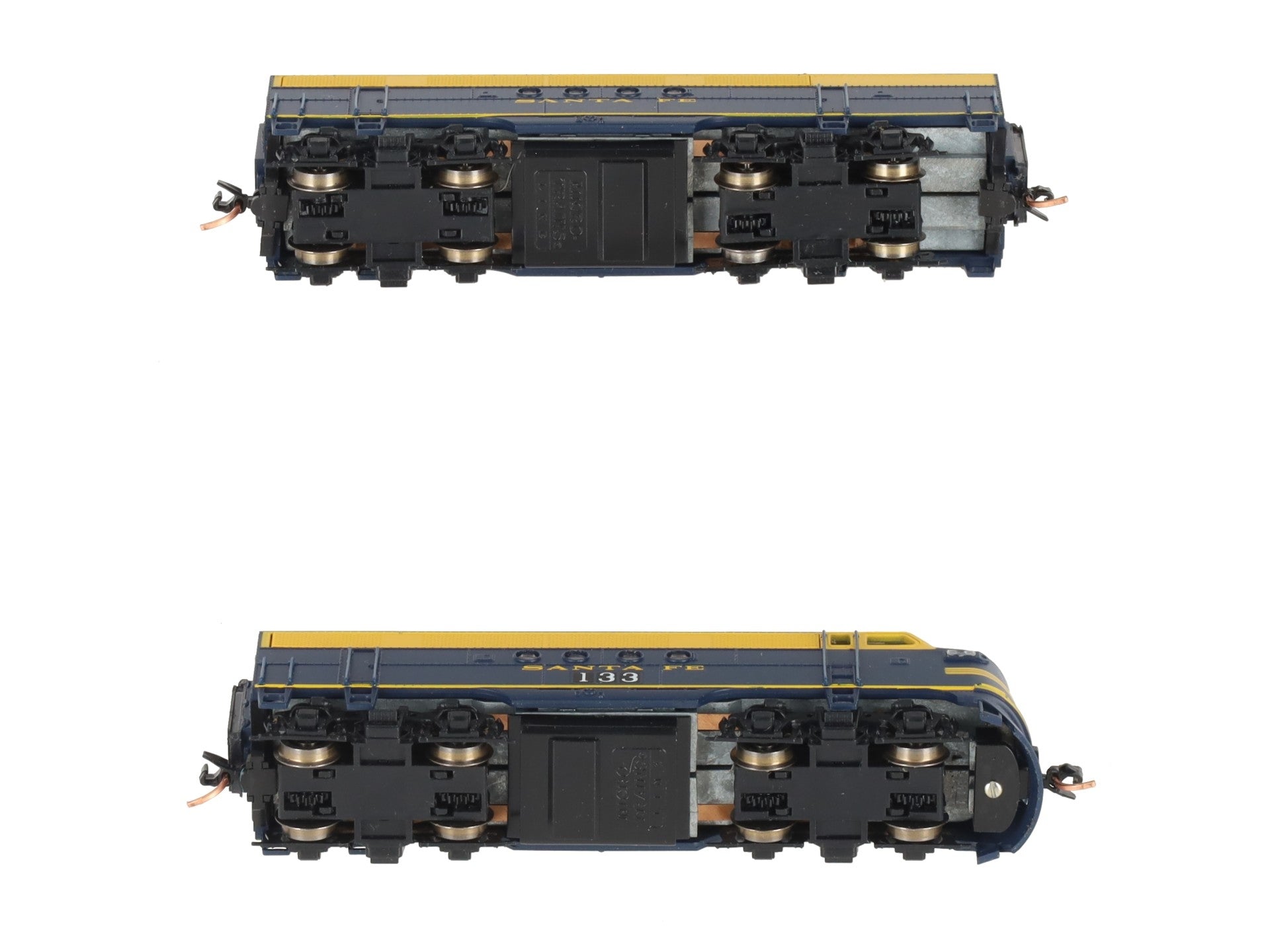 Micro-Trains 99200012 N Scale ATSF FT A/B Diesel Locomotive Set #133 w/ DCC VG/Box