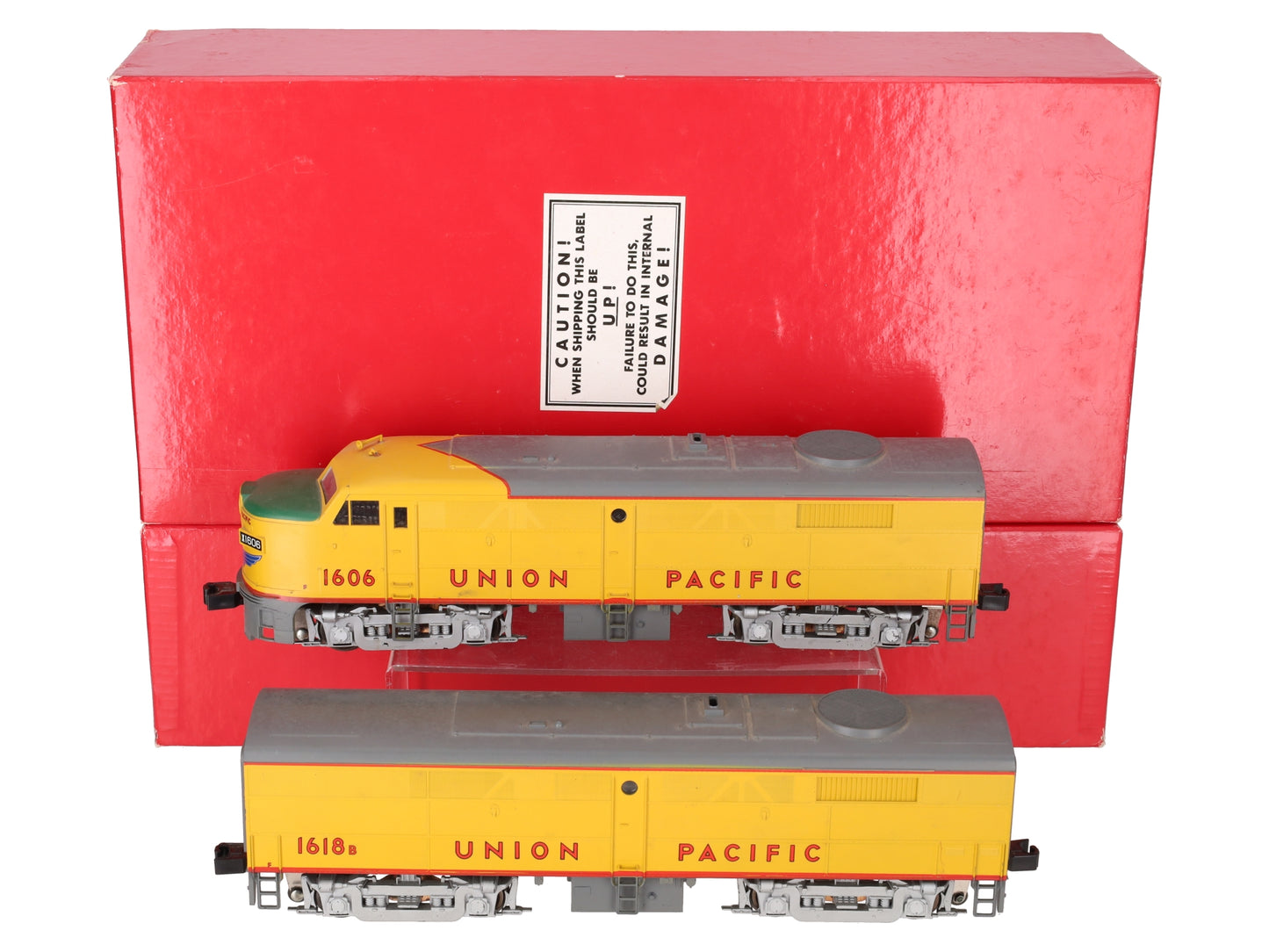 Weaver 6540 O Union Pacific FA-2 A/B Diesel Locomotive #1606/1618B - 3-Rail VG/Box