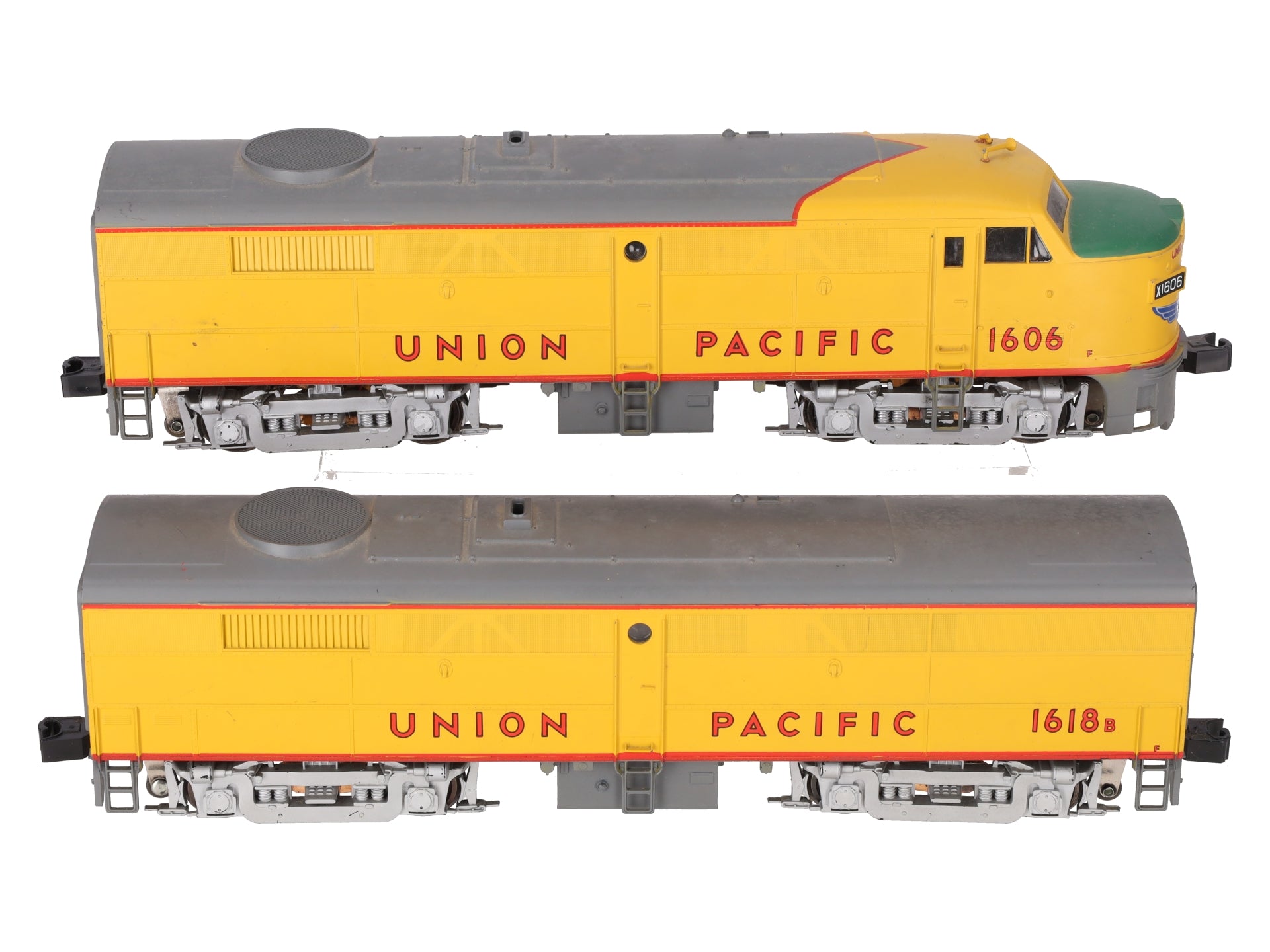 Weaver 6540 O Union Pacific FA-2 A/B Diesel Locomotive #1606/1618B - 3-Rail VG/Box