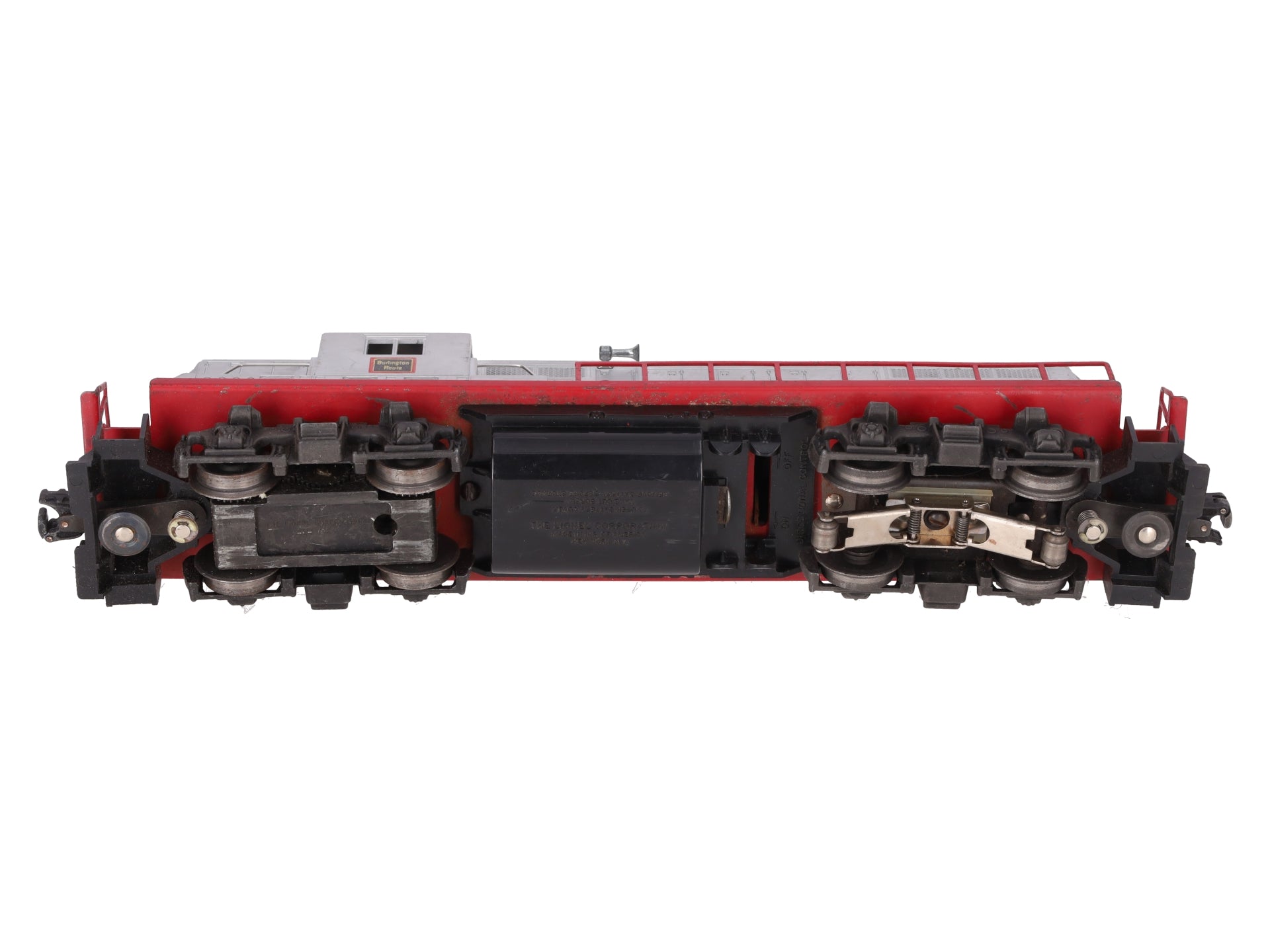 Lionel 2328 Vintage O Burlington GP-7 Powered EMD Diesel Locomotive VG