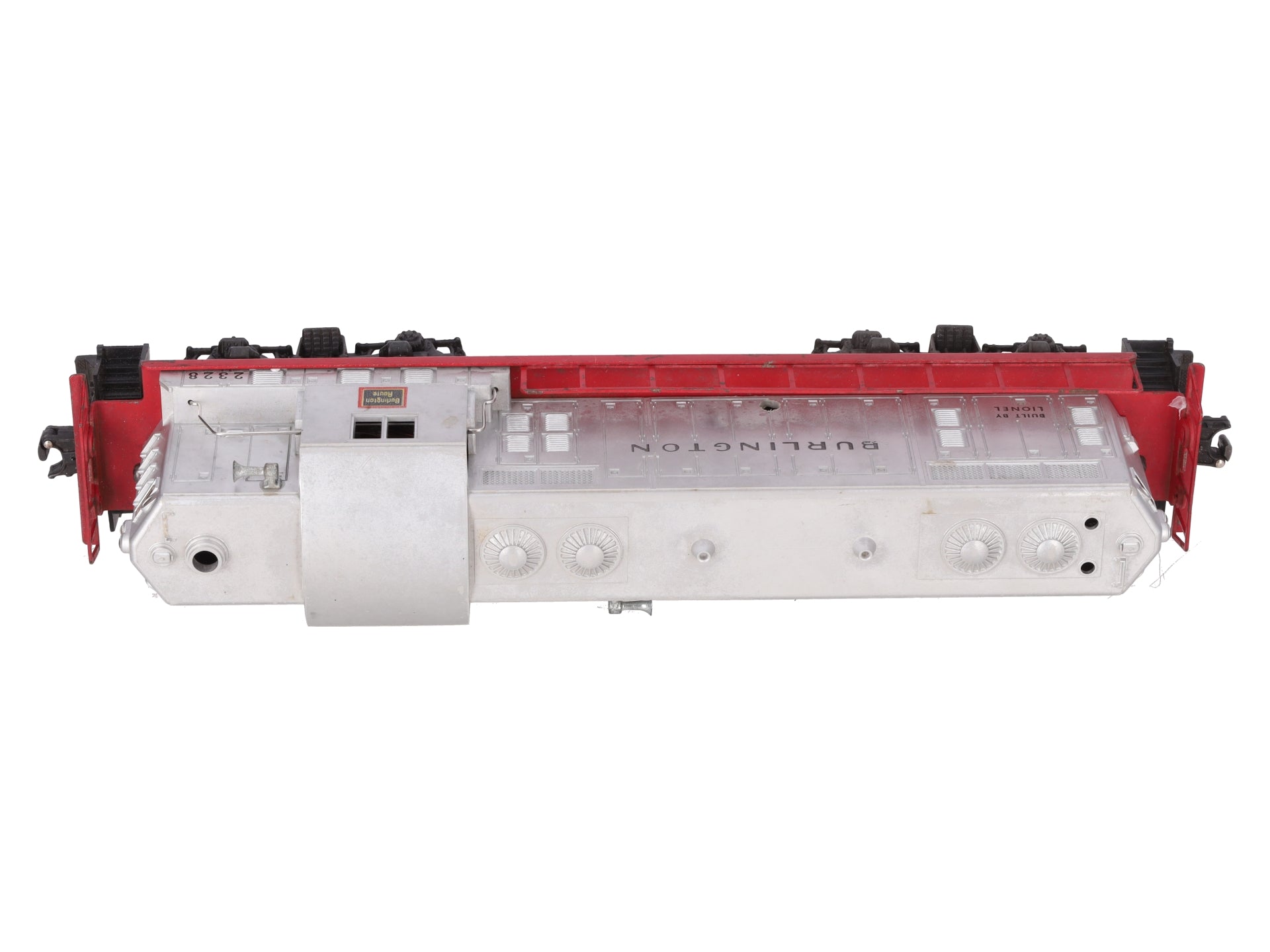 Lionel 2328 Vintage O Burlington GP-7 Powered EMD Diesel Locomotive VG