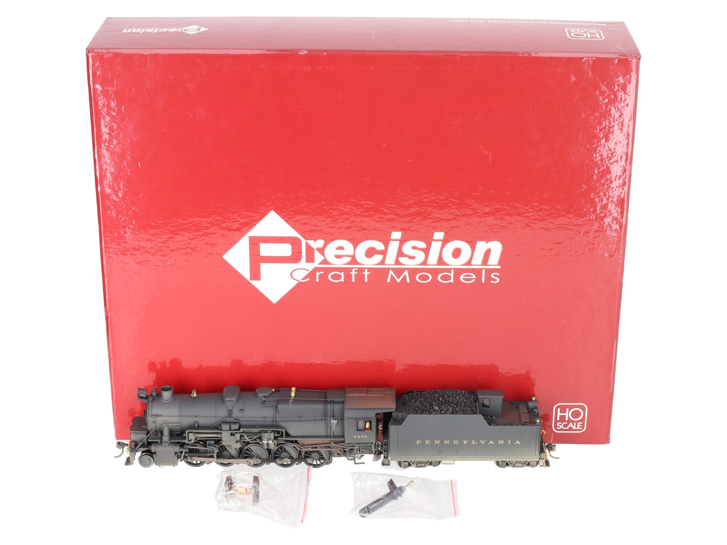 Precision Craft Models 091 HO PRR I1sa 2-10-0 Steam Engine #4440 w/DCC/Sound/Box