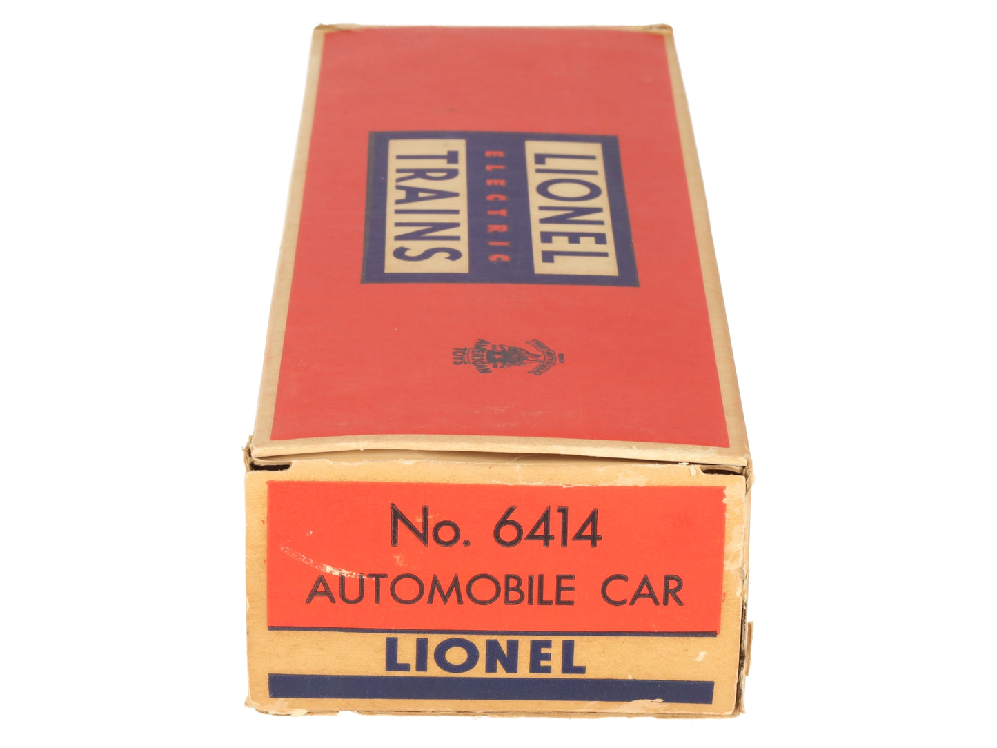 Lionel 6414 Vintage O Glen Uhl Evans Autoloader with 4 Red Sedans EX/Box