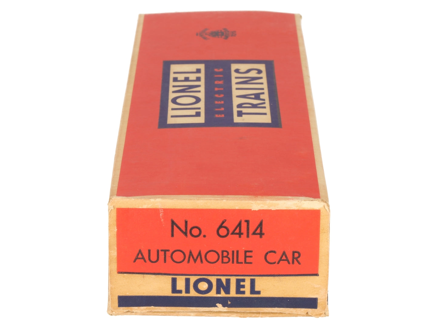 Lionel 6414 Vintage O Glen Uhl Evans Autoloader with 4 Red Sedans EX/Box
