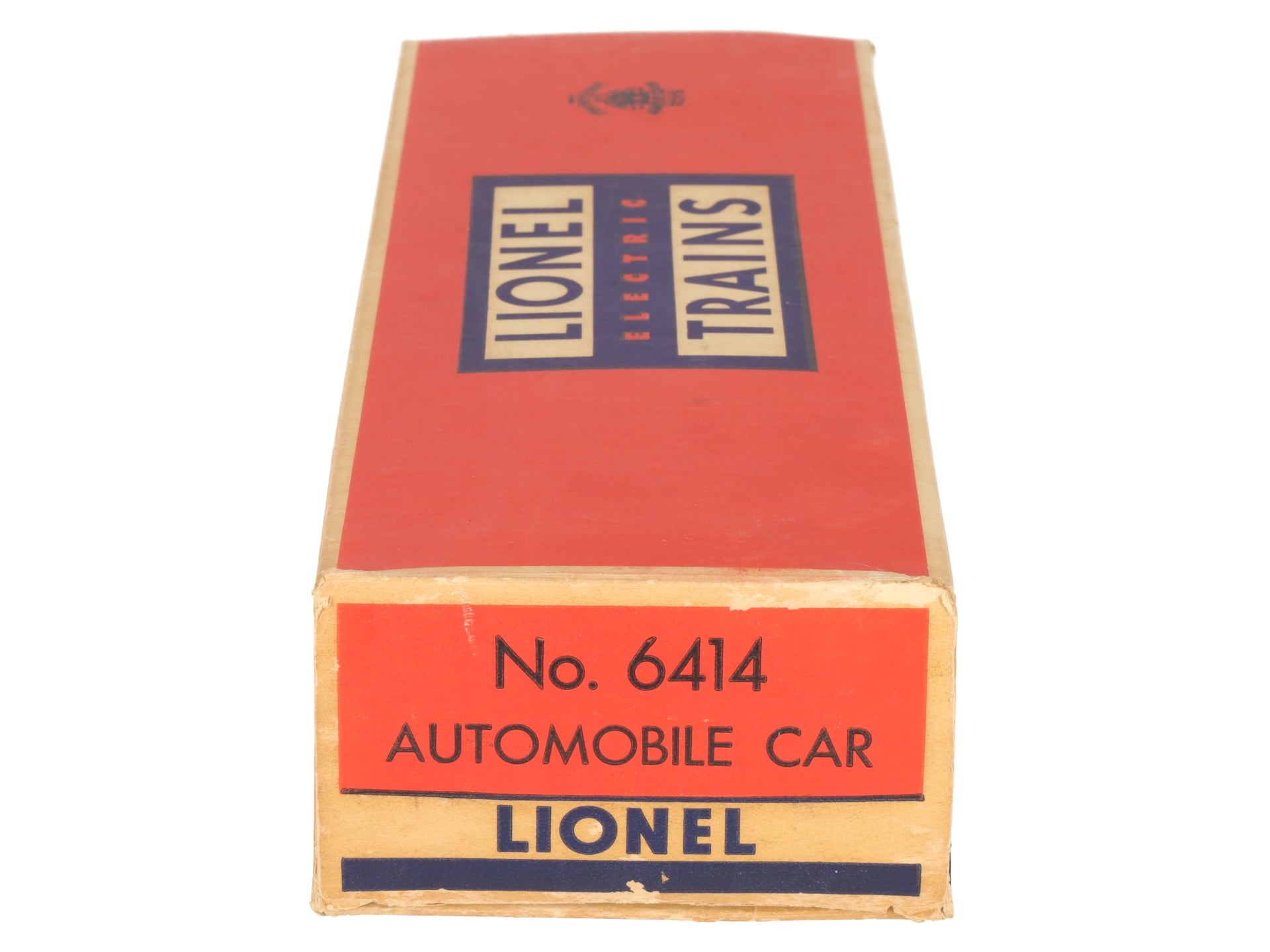 Lionel 6414 Vintage O Glen Uhl Evans Autoloader with 4 Red Sedans EX/Box