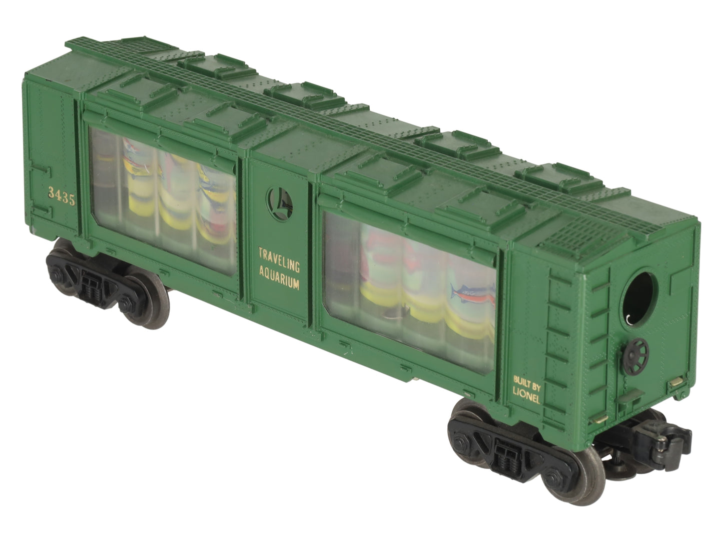 Lionel 3435 Vintage O Operating Aquarium Car - Gold Lettering EX