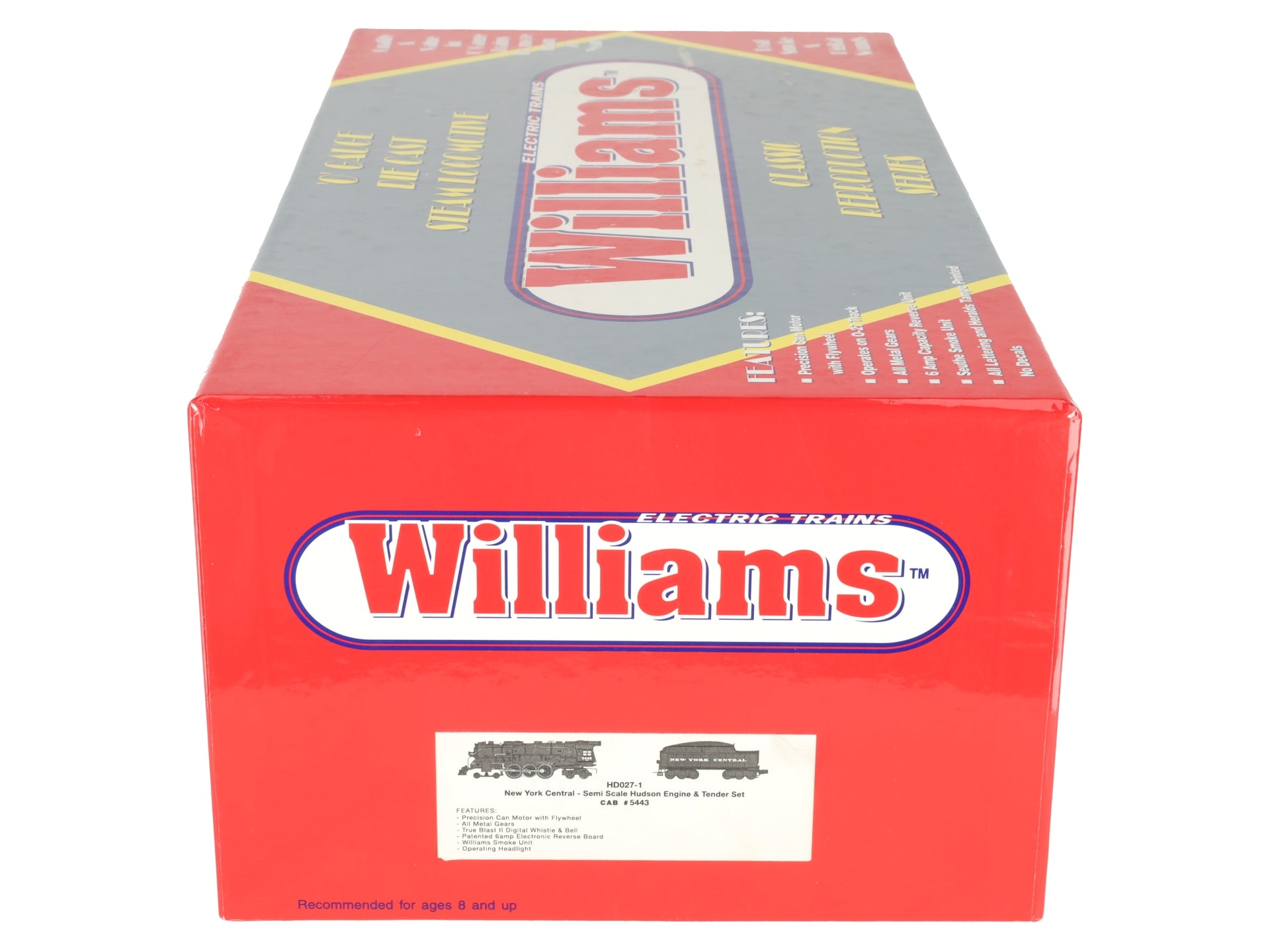 Williams HDO27-1 NYC Semi Scale Hudson Engine & Tender Set #5443 EX/Box