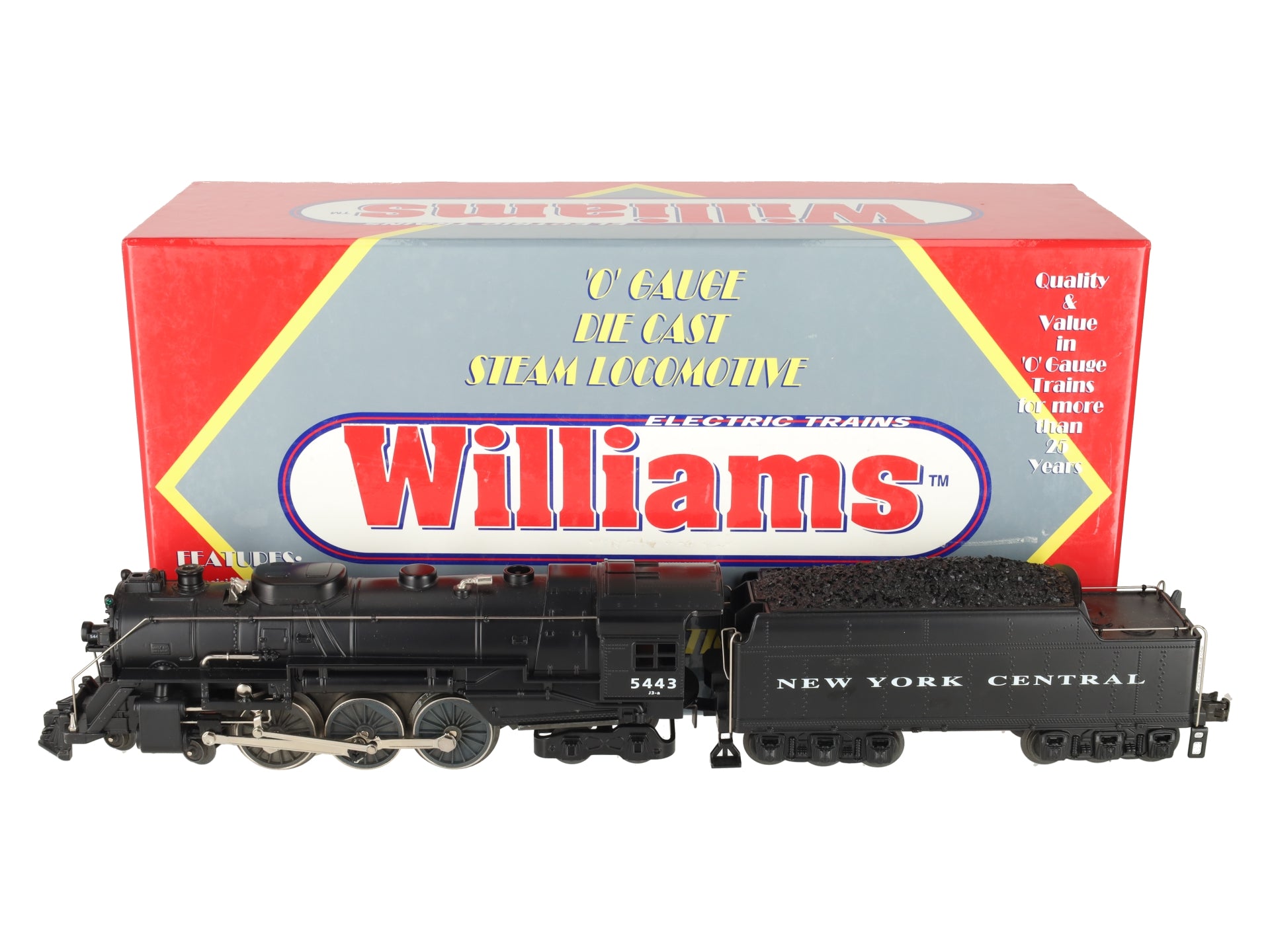 Williams HDO27-1 NYC Semi Scale Hudson Engine & Tender Set #5443 EX/Box