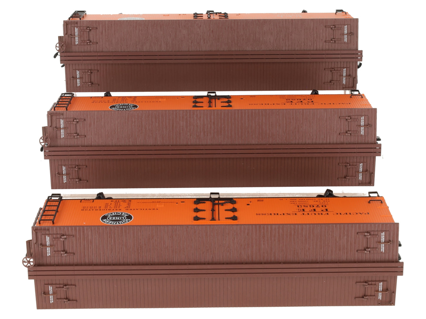 Lionel 6-11657 O Gauge Pacific Fruit Express Woodsided Refrigerator (Set of 3) LN/Box