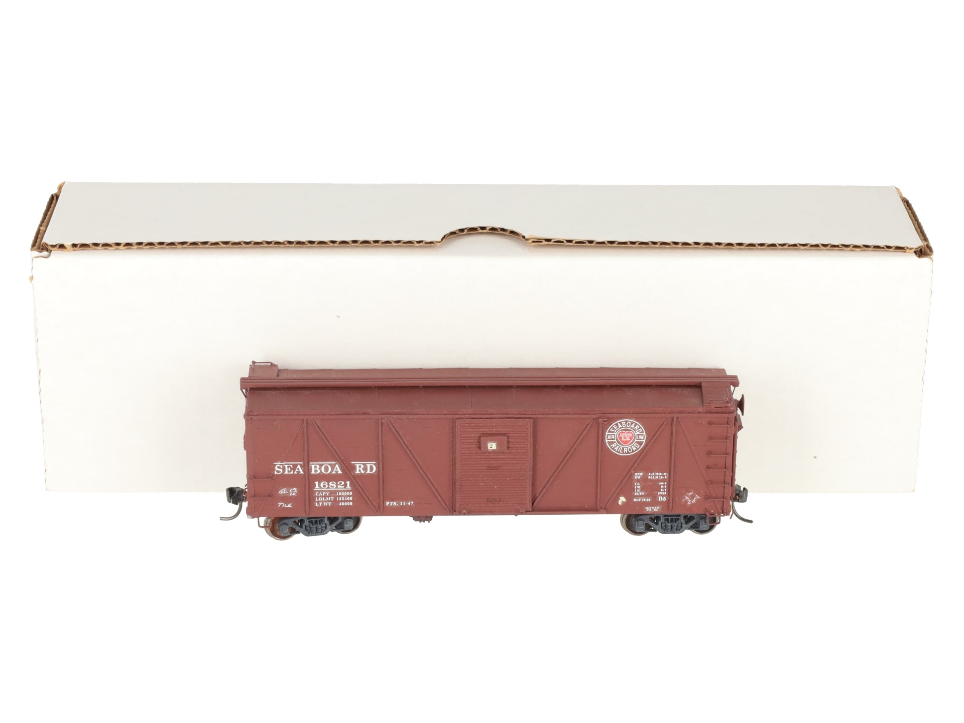 Sunshine Models 91.10 HO Seaboard Air Line XM-1 Boxcar Kit -Assembled/Box