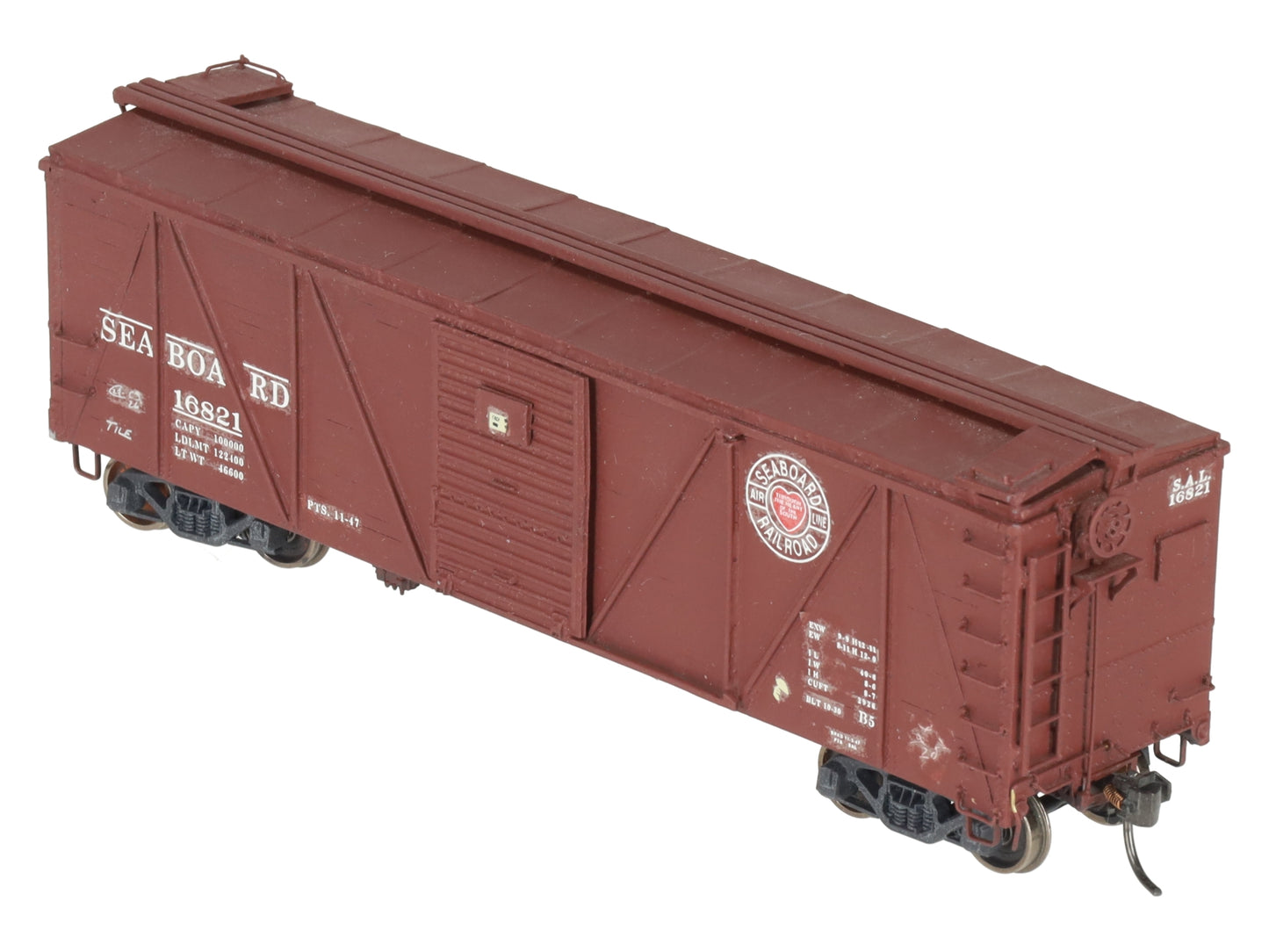 Sunshine Models 91.10 HO Seaboard Air Line XM-1 Boxcar Kit -Assembled/Box