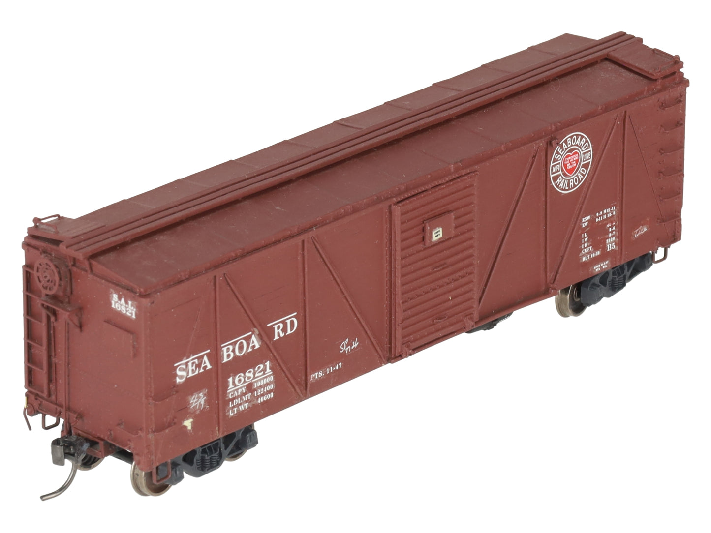 Sunshine Models 91.10 HO Seaboard Air Line XM-1 Boxcar Kit -Assembled/Box