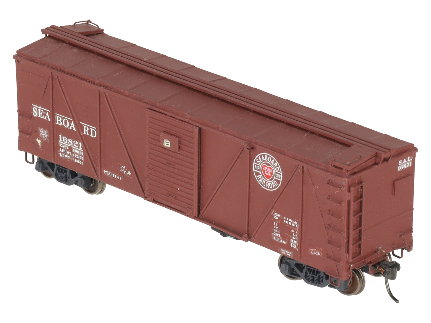 Sunshine Models 91.10 HO Seaboard Air Line XM-1 Boxcar Kit -Assembled/Box