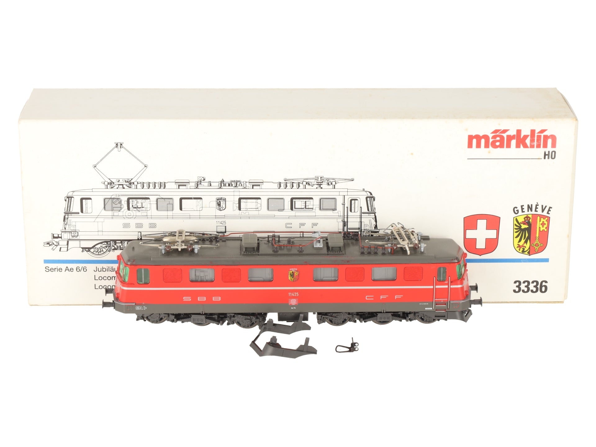 Marklin 3336 HO Scale Serie Ae 6/6 Electric Locomotive VG/Box