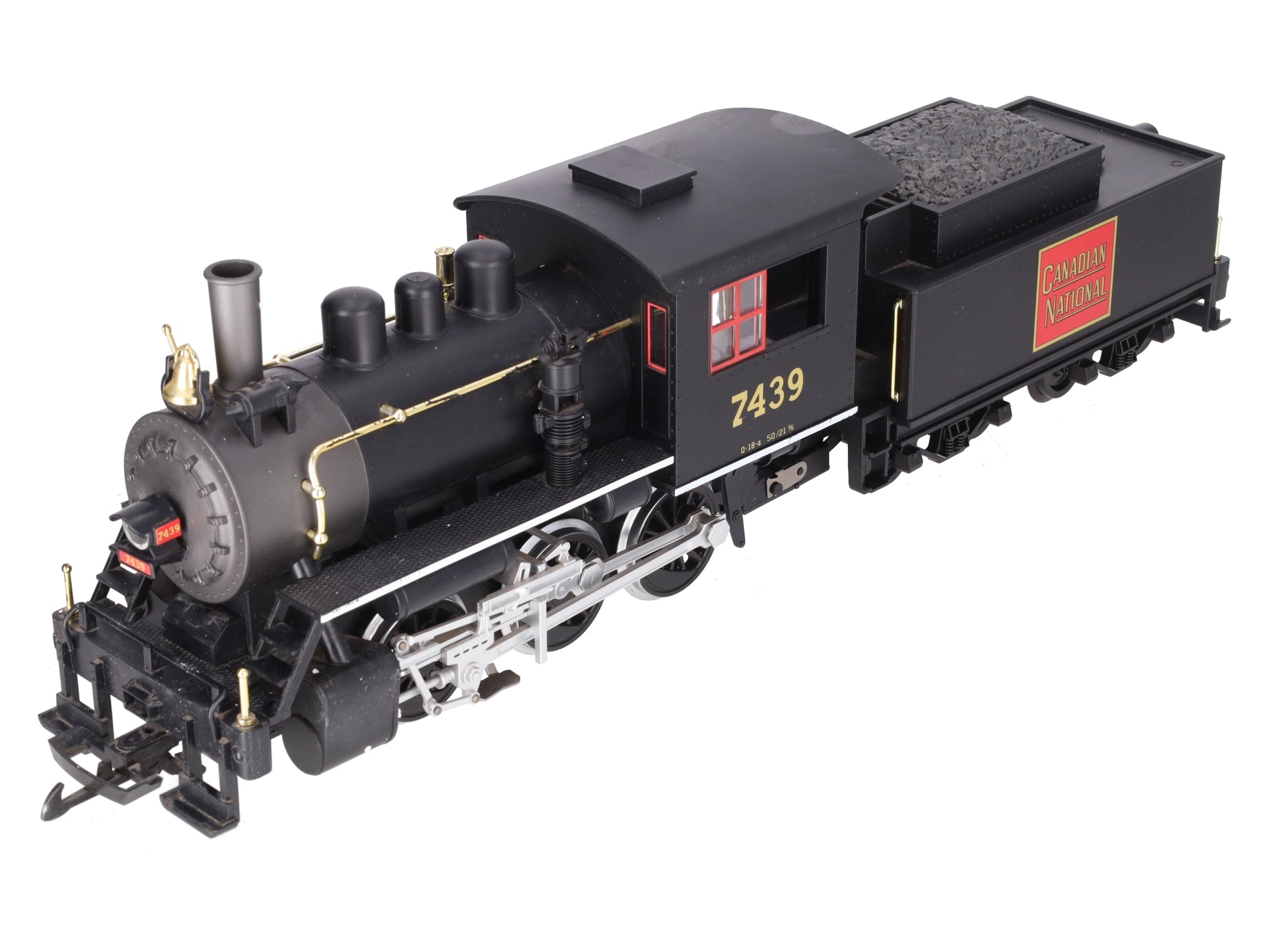Piko 30102 G Scale Canadian National Steam Locomotive & Tender #7439 w/ Sound VG/Box