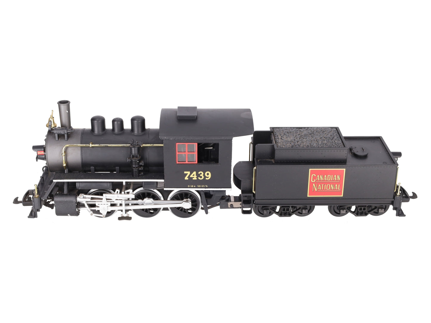 Piko 30102 G Scale Canadian National Steam Locomotive & Tender #7439 w/ Sound VG/Box