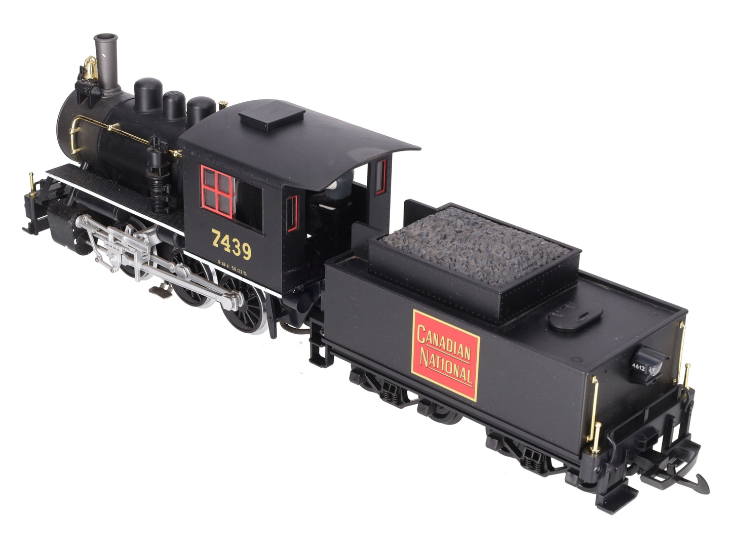 Piko 30102 G Scale Canadian National Steam Locomotive & Tender #7439 w/ Sound VG/Box