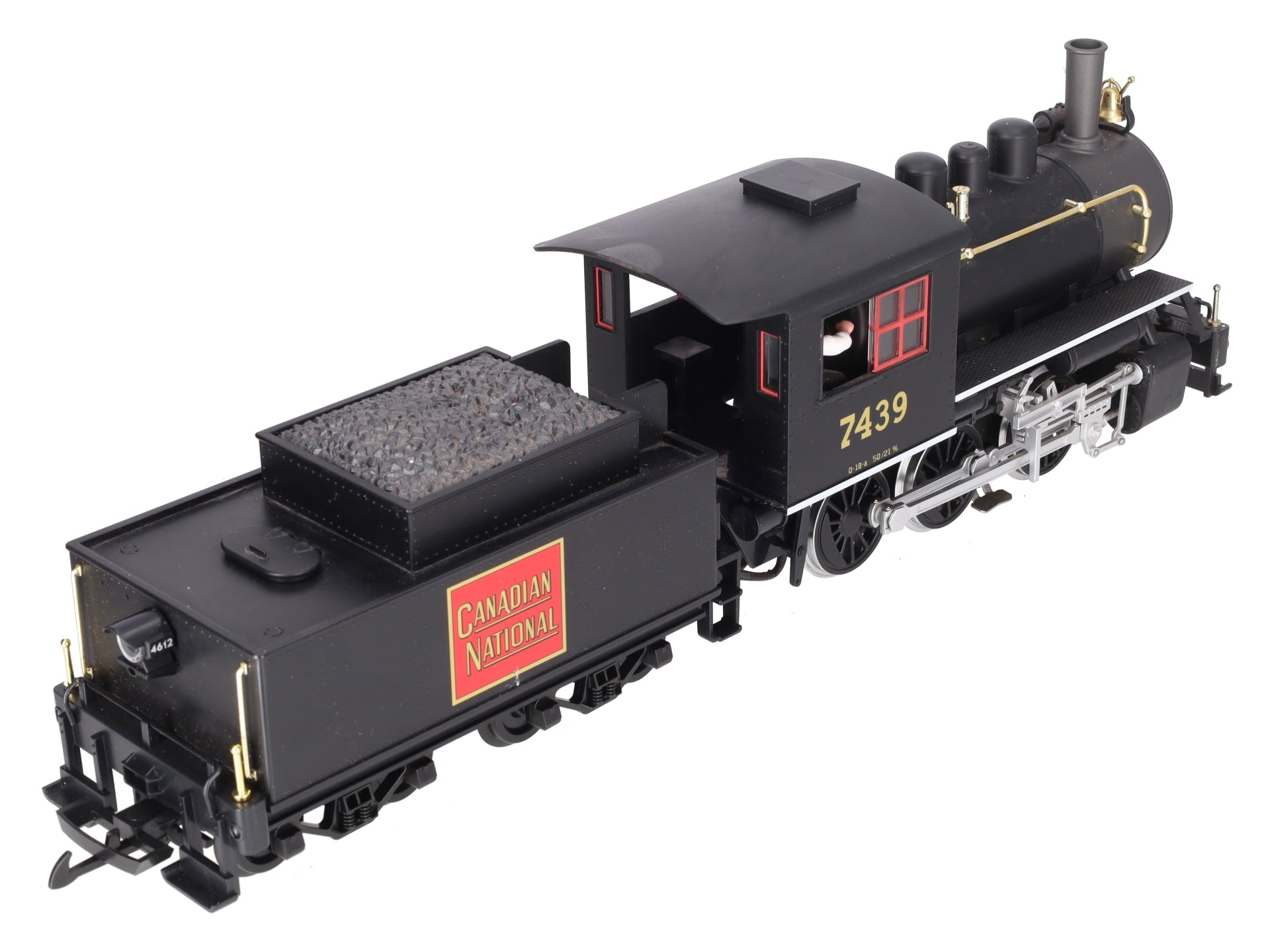 Piko 30102 G Scale Canadian National Steam Locomotive & Tender #7439 w/ Sound VG/Box