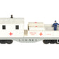 Lionel 6814 Vintage O Gauge Postwar First Aid Medical Caboose with Accessories VG