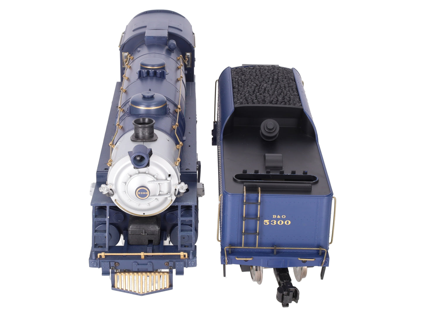 Aristo-Craft 21402 G B&O Blue Comet 4-6-2 Steam Locomotive w/ Tender #5300 VG/Box