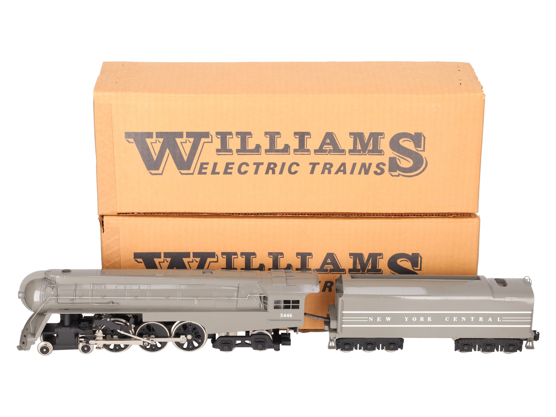 Williams 4001 O Gauge BRASS NYC 4-6-4 Streamlined Steam Engine & Tender #5446 VG/Box