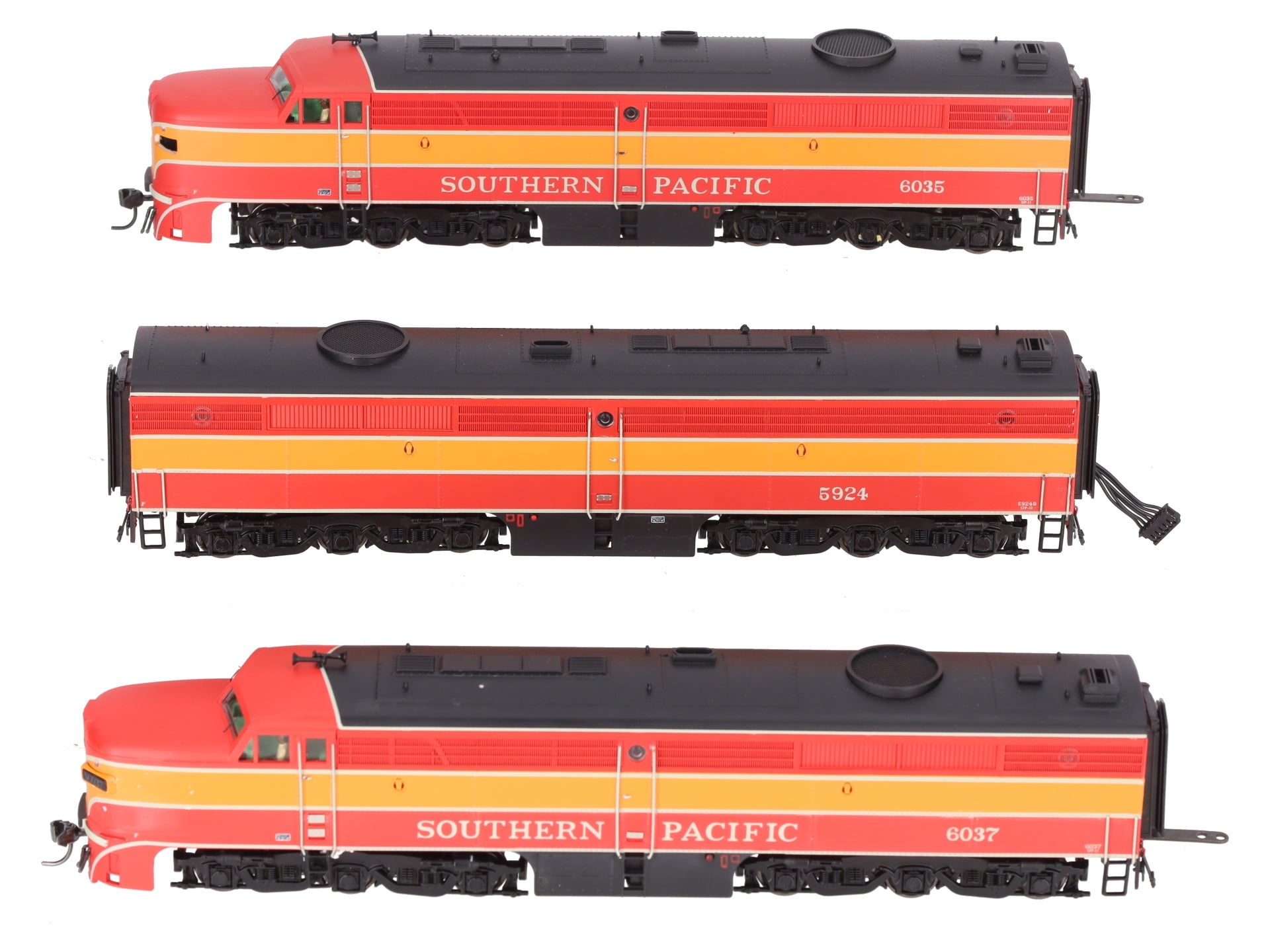 Precision Craft Models 351 HO Scale Southern Pacific Alco PA/PB/PA Daylight Set EX/Box